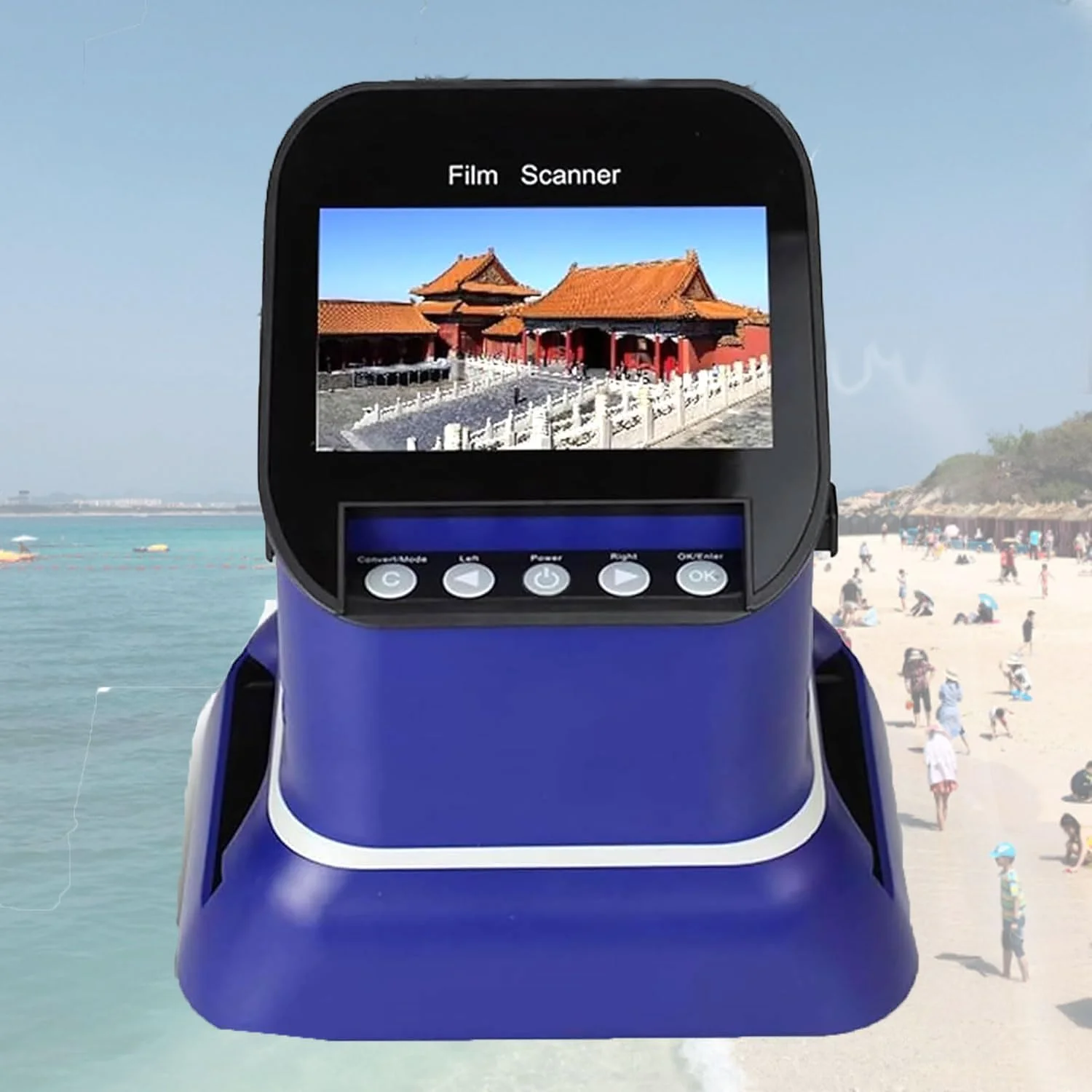 اسکنر فیلم و اسلاید دیجیتال JOSBY، نمایشگر اسلاید با رزولوشن بالا 4.3 اینچی، تبدیل نگاتیو و اسلاید 35 میلی‌متری، 135، 120، 126، 127 به JPEG دیجیتال، با کارت حافظه 8 گیگابایتی و 22 میلیون پیکسل، اسکنر فیلم، برای سفرها