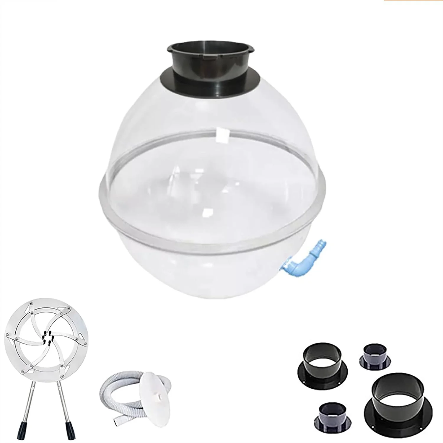 دستگاه پرکن بادکنک با قابلیت باد کردن دوگانه، منبسط کننده بادکنک 35 سانتی متری با 4 سایز دهانه، منبسط کننده و نای برای تزئینات هنری جشن تولد کریسمس عروسی