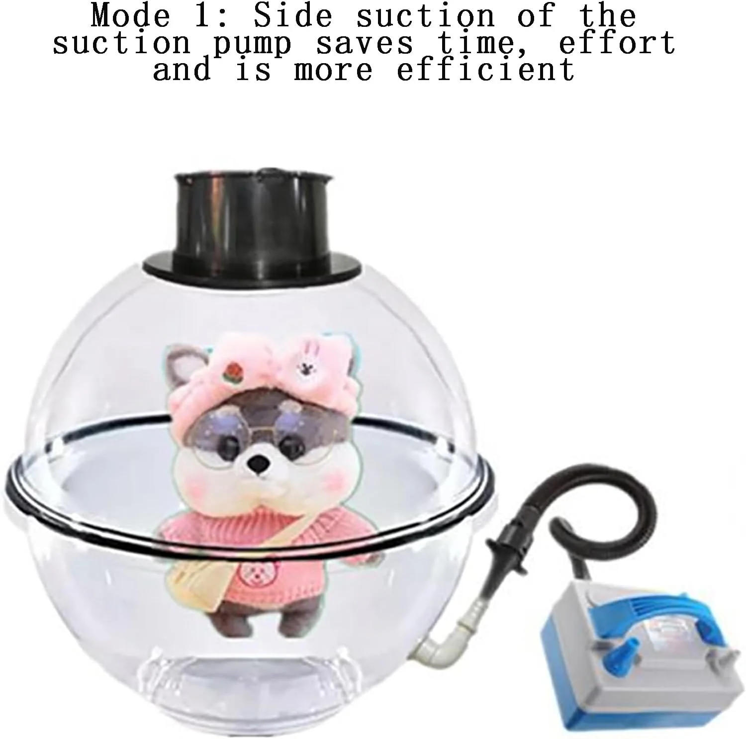 دستگاه پرکن بادکنک با قابلیت باد کردن دوگانه، منبسط کننده بادکنک 35 سانتی متری با 4 سایز دهانه، منبسط کننده و نای برای تزئینات هنری جشن تولد کریسمس عروسی