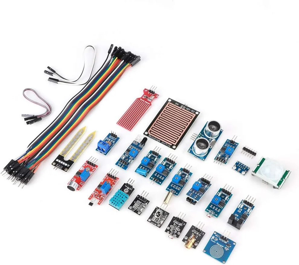 کیت ماژول هیودو 22 اینچی شامل 22 سنسور به همراه دستورالعمل گام به گام، نمونه ها و بسته های کتابخانه ای کیت ماژول هیودو 22 اینچی شامل 22 سنسور به همراه دستورالعمل گام به گام، نمونه ها و بسته های کتابخانه ای