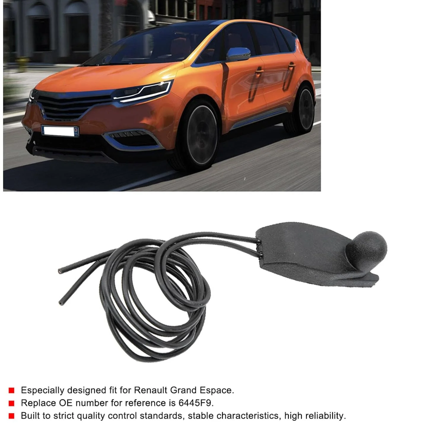 سنسور دمای خارجی Haofy، جایگزین OEM شماره 6445F9 برای RCZ 107 206 208 با نصب آسان