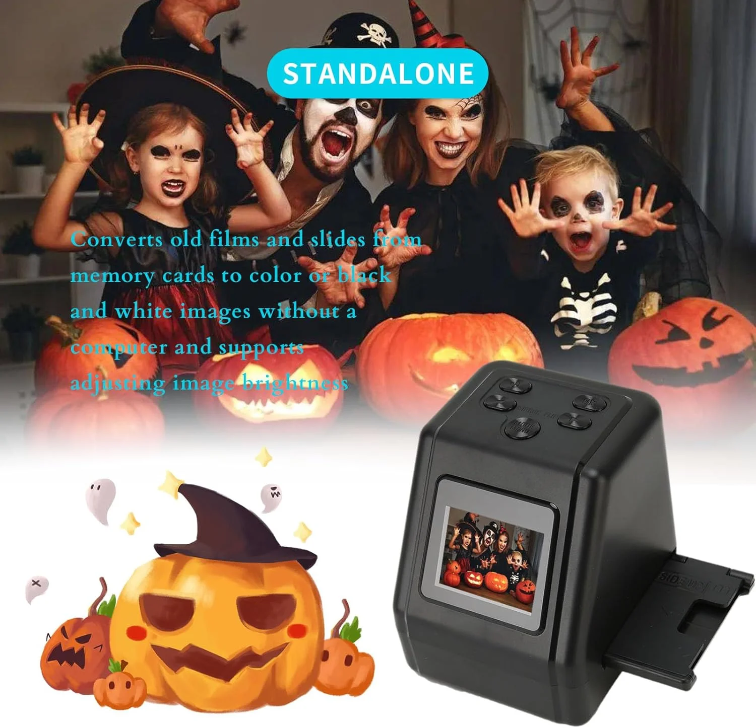 اسکنر فیلم و اسلاید Gugxiom، اسکنر فیلم و اسلاید همه در 1، فیلم ها/اسلایدها/نگاتیوهای 35 میلی متری 135 110 126 و سوپر 8 را به عکس تبدیل می کند اسکنر فیلم و اسلاید Gugxiom، اسکنر فیلم و اسلاید همه در 1، فیلم ها/اسلایدها/نگاتیوهای 35 میلی متری 135 110 126 و سوپر 8 را به عکس تبدیل می کند