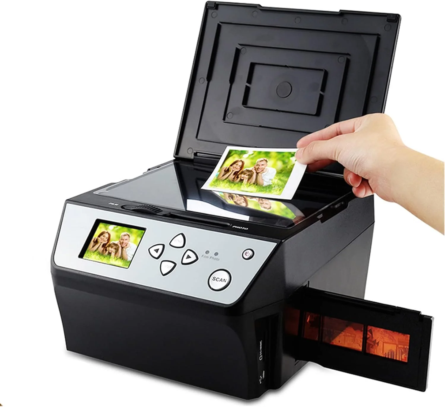 اسکنر عکس فیلم و اسلاید، اسکنر فیلم با رزولوشن بالا 22 مگاپیکسل، تبدیل فیلم 135 / اسلاید 35 میلی متری / فیلم 110 / عکس / سند / کارت ویزیت به فایل های دیجیتال JPG با کیفیت HD 22 مگاپیکسل