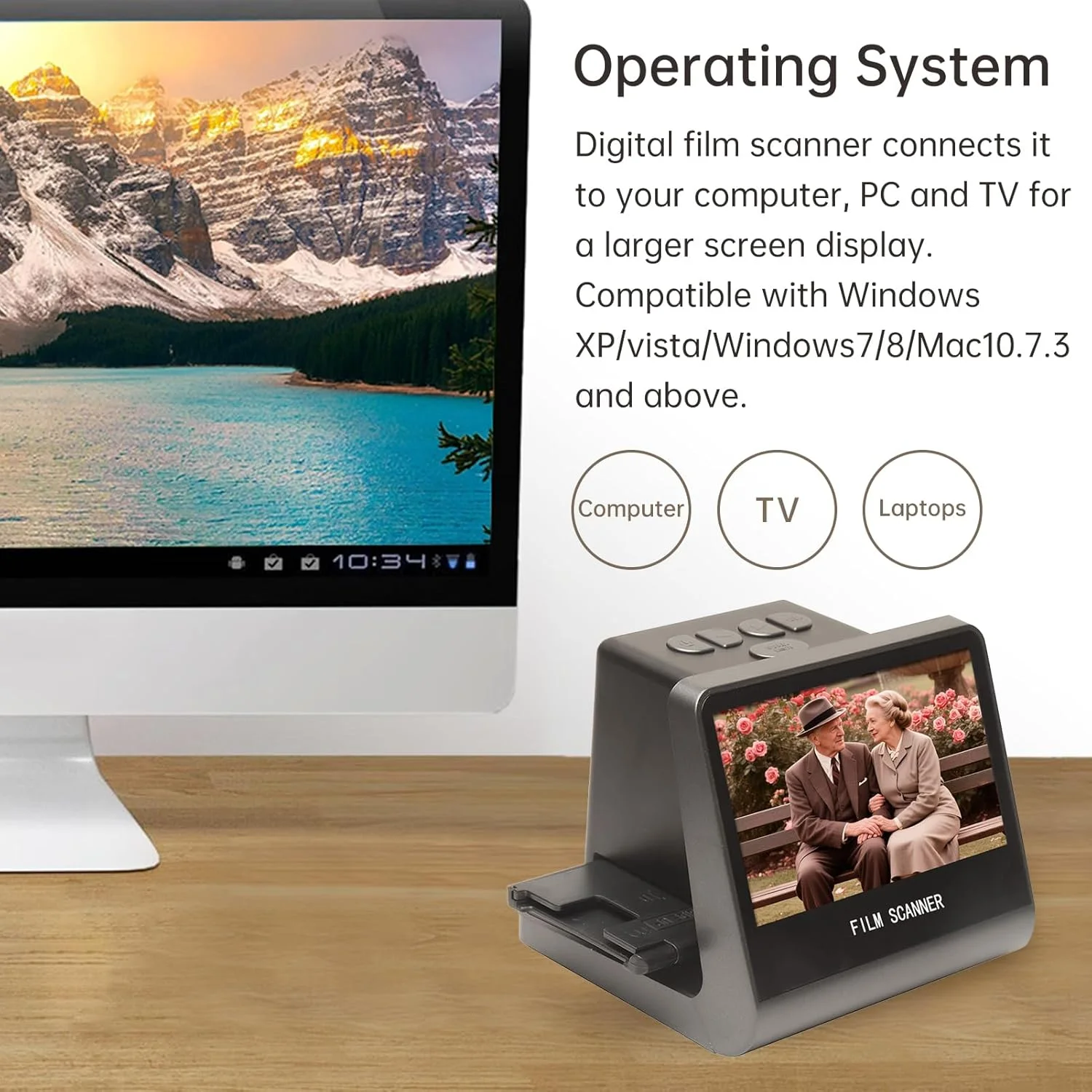 اسکنر فیلم و اسلاید جنریک، اسکنر فیلم 14 مگاپیکسلی با صفحه نمایش ال سی دی 5 اینچی، تبدیل اسلایدها و نگاتیوها به عکس های دیجیتال، حافظه داخلی 16 گیگابایتی مناسب برای 135 110 126KPK Super 8 اسکنر فیلم و اسلاید جنریک، اسکنر فیلم 14 مگاپیکسلی با صفحه نمایش ال سی دی 5 اینچی، تبدیل اسلایدها و نگاتیوها به عکس های دیجیتال، حافظه داخلی 16 گیگابایتی مناسب برای 135 110 126KPK Super 8