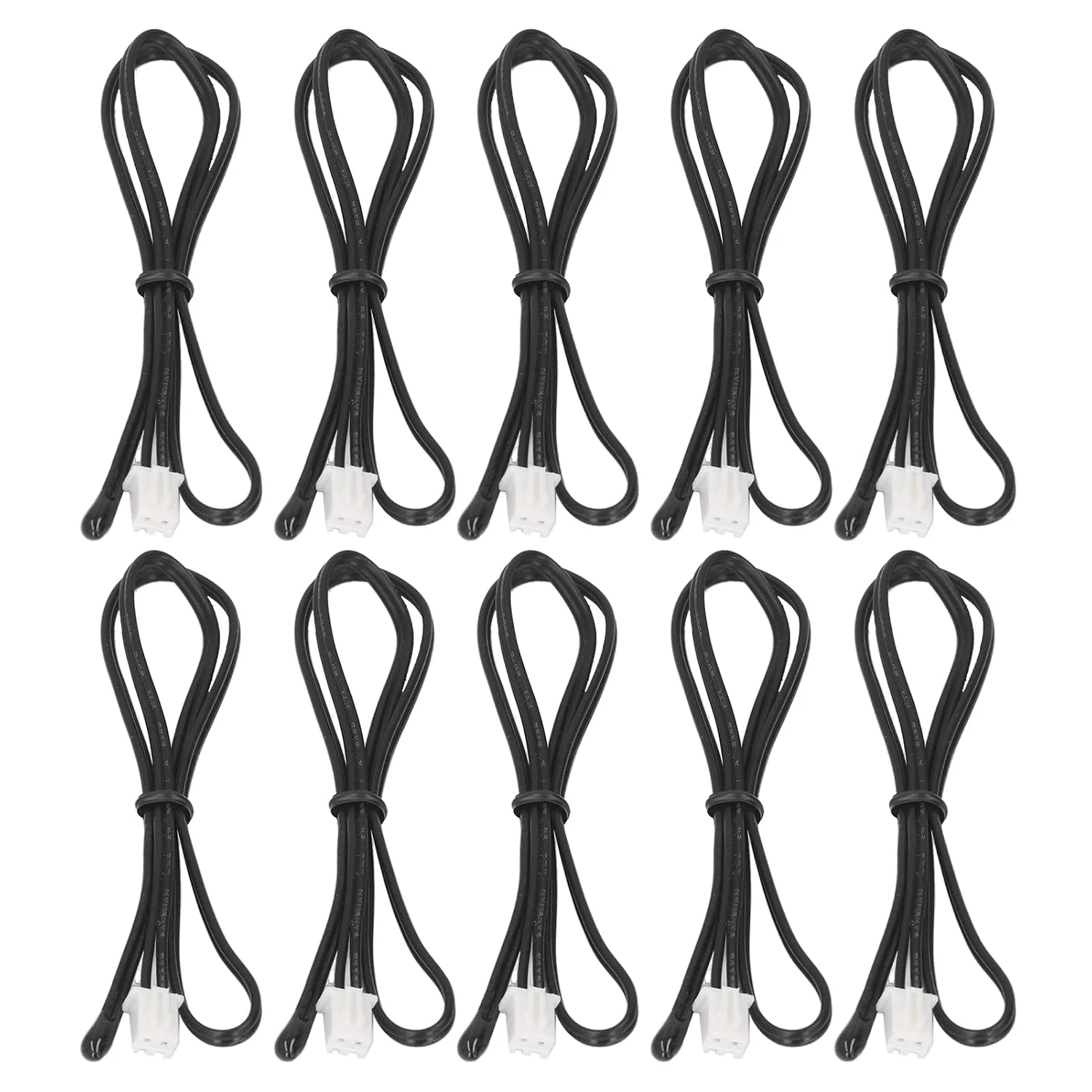 سنسور دمای 10K مدل Fdit، ترمیستور ضد آب با سیم PVC بلند، کاربردهای گسترده مناسب برای Huabao و غیره