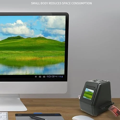 اسکنر نگاتیو اسلاید با صفحه نمایش LCD بزرگ 2.0 اینچی، تبدیل نگاتیوهای رنگی و سیاه و سفید و اسلایدهای فیلم های 135 میلی متری، 126، 110 و اسلایدهای Super 8 به JPEG های 12 مگاپیکسلی، فیلم های نگاتیو اسکنر نگاتیو اسلاید با صفحه نمایش LCD بزرگ 2.0 اینچی، تبدیل نگاتیوهای رنگی و سیاه و سفید و اسلایدهای فیلم های 135 میلی متری، 126، 110 و اسلایدهای Super 8 به JPEG های 12 مگاپیکسلی، فیلم های نگاتیو