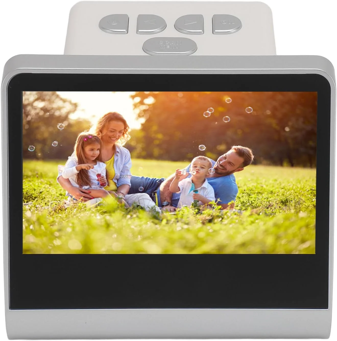 اسکنر فیلم، تبدیل کننده نگاتیو، اسکنر فیلم به دیجیتال HD با صفحه نمایش ال سی دی 5 اینچی، حافظه 16 گیگابایتی، 14 مگاپیکسل با قابلیت افزایش تا 22 مگاپیکسل برای دیجیتالی کردن فیلم های نگاتیو