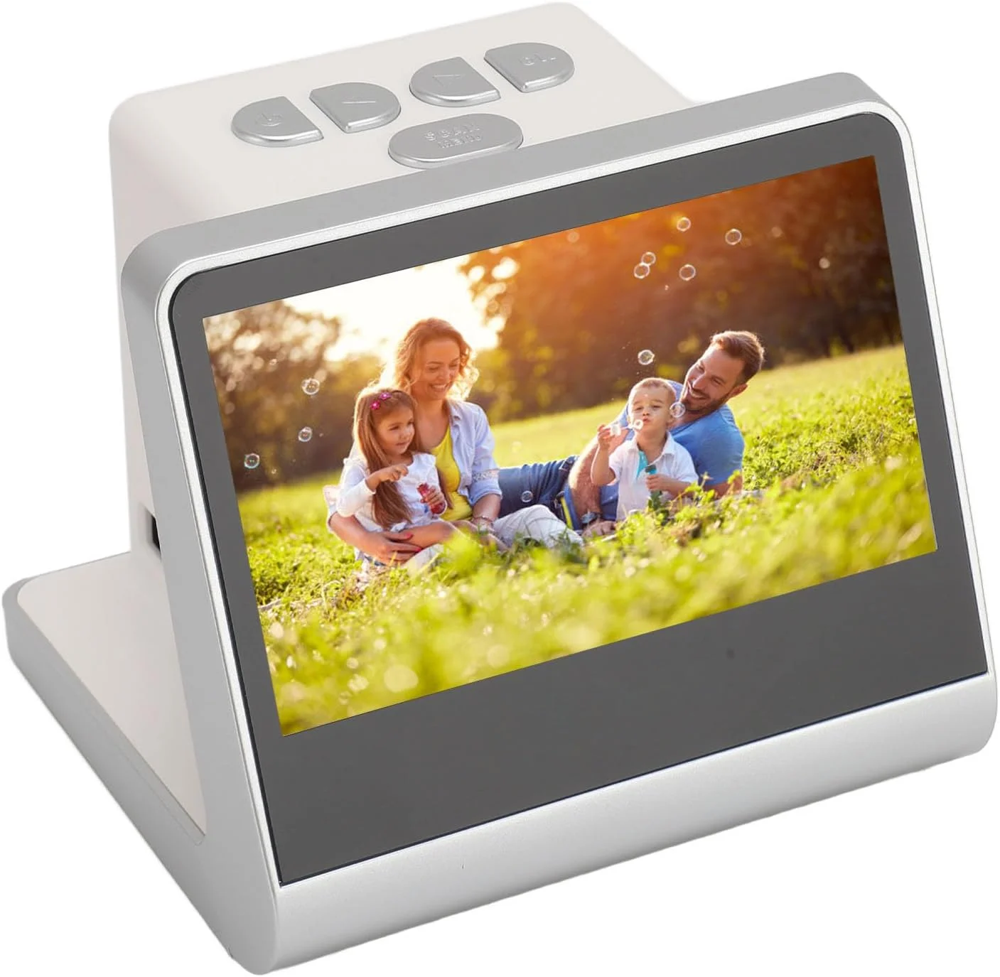 اسکنر فیلم، تبدیل کننده نگاتیو، اسکنر فیلم به دیجیتال HD با صفحه نمایش ال سی دی 5 اینچی، حافظه 16 گیگابایتی، 14 مگاپیکسل با قابلیت افزایش تا 22 مگاپیکسل برای دیجیتالی کردن فیلم های نگاتیو