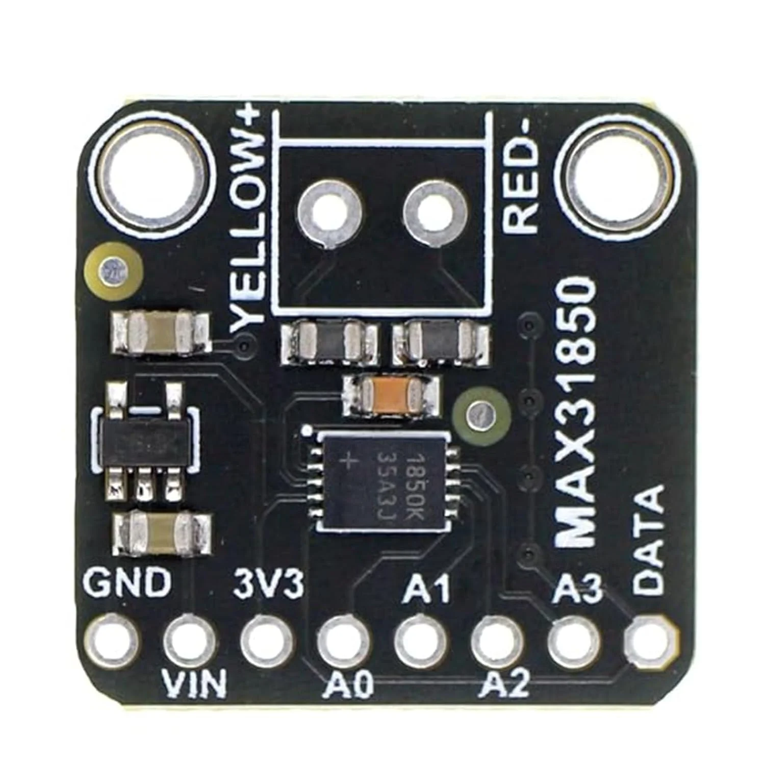 ماژول ترموکوپل نوع K مدل Eujgoov Max31855K با محدوده دمایی 270- تا 1350+ درجه سانتیگراد، خروجی دیجیتال SPI و سنسور تشخیص دما DC