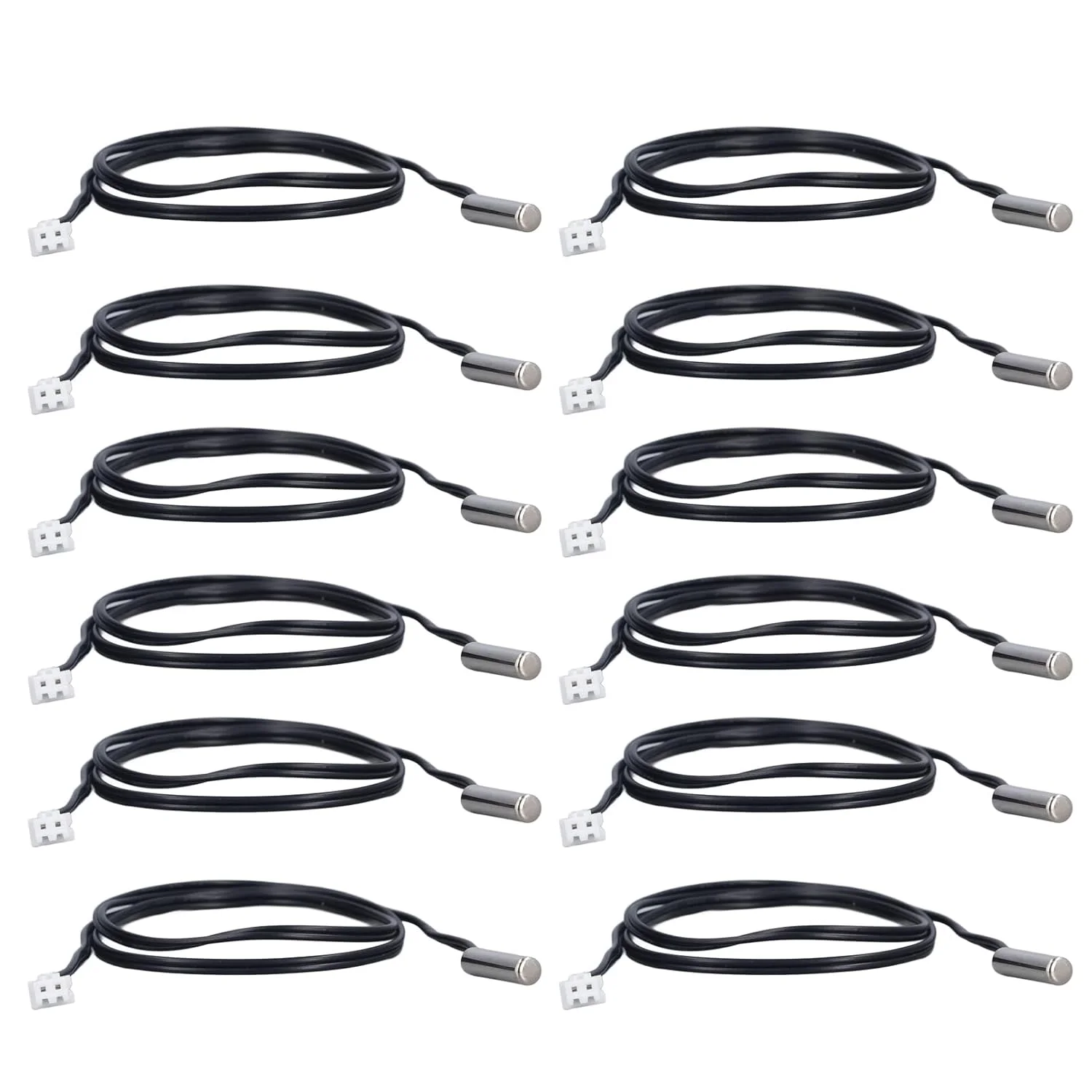 یوجگوو 10 عدد ترمیستور پروب سنسور دما 10K B3950 مبدل دما با کابل 500 میلی متری برای لوازم خانگی خودرو دفتر (10K B3435) یوجگوو 10 عدد ترمیستور پروب سنسور دما 10K B3950 مبدل دما با کابل 500 میلی متری برای لوازم خانگی خودرو دفتر (10K B3435)