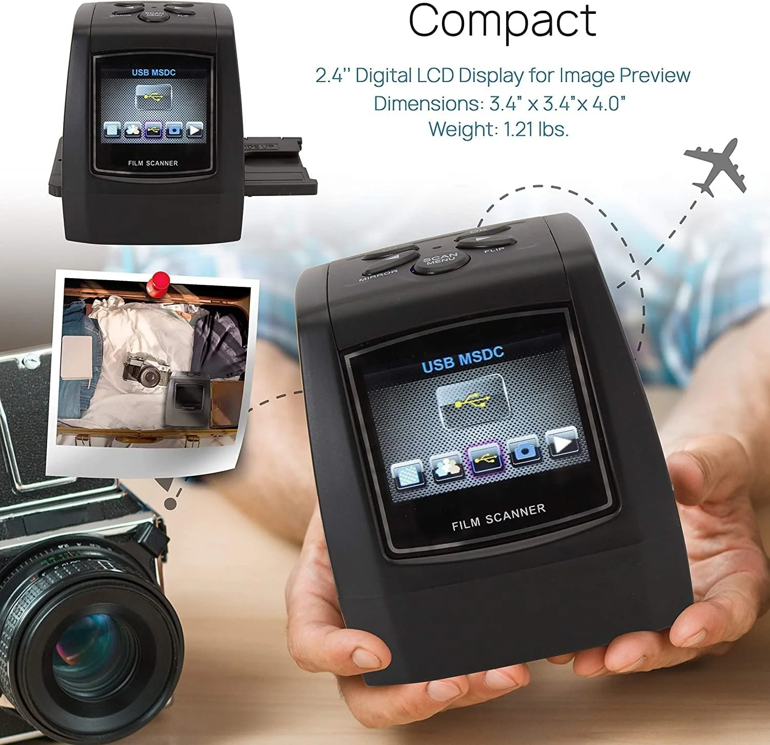 اسکنر فیلم و اسلاید Etzin - مبدل دیجیتال فیلم اسلاید 22 مگاپیکسلی همه در 1، مبدل تصویر، سازگار با فیلم Super-8، فیلم 126 KPK، تبدیل اسلایدهای 35 میلی متری و نگاتیوها-EPL-994IM. اسکنر فیلم و اسلاید Etzin - مبدل دیجیتال فیلم اسلاید 22 مگاپیکسلی همه در 1، مبدل تصویر، سازگار با فیلم Super-8، فیلم 126 KPK، تبدیل اسلایدهای 35 میلی متری و نگاتیوها-EPL-994IM.