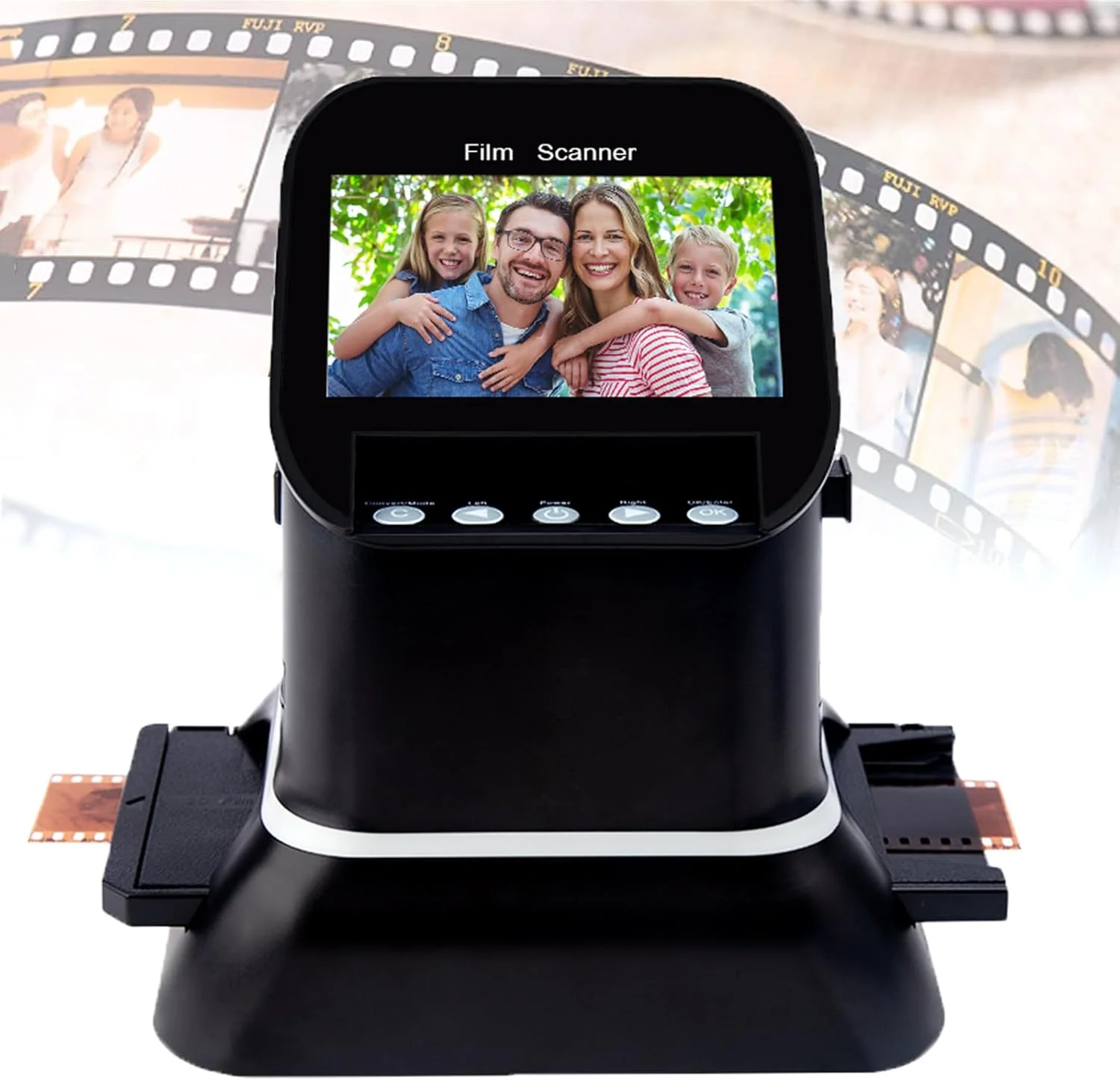 تبدیل کننده فیلم دیجیتال ERICAT، اسکنر نگاتیو اسلاید 22 مگاپیکسلی با صفحه نمایش LCD 4.3 اینچی و پورت HDMI، تبدیل نگاتیو و اسلاید 135/35 میلی متری، 120، 127، 126KPK به JPEG دیجیتال، مناسب هدیه و استفاده خانگی