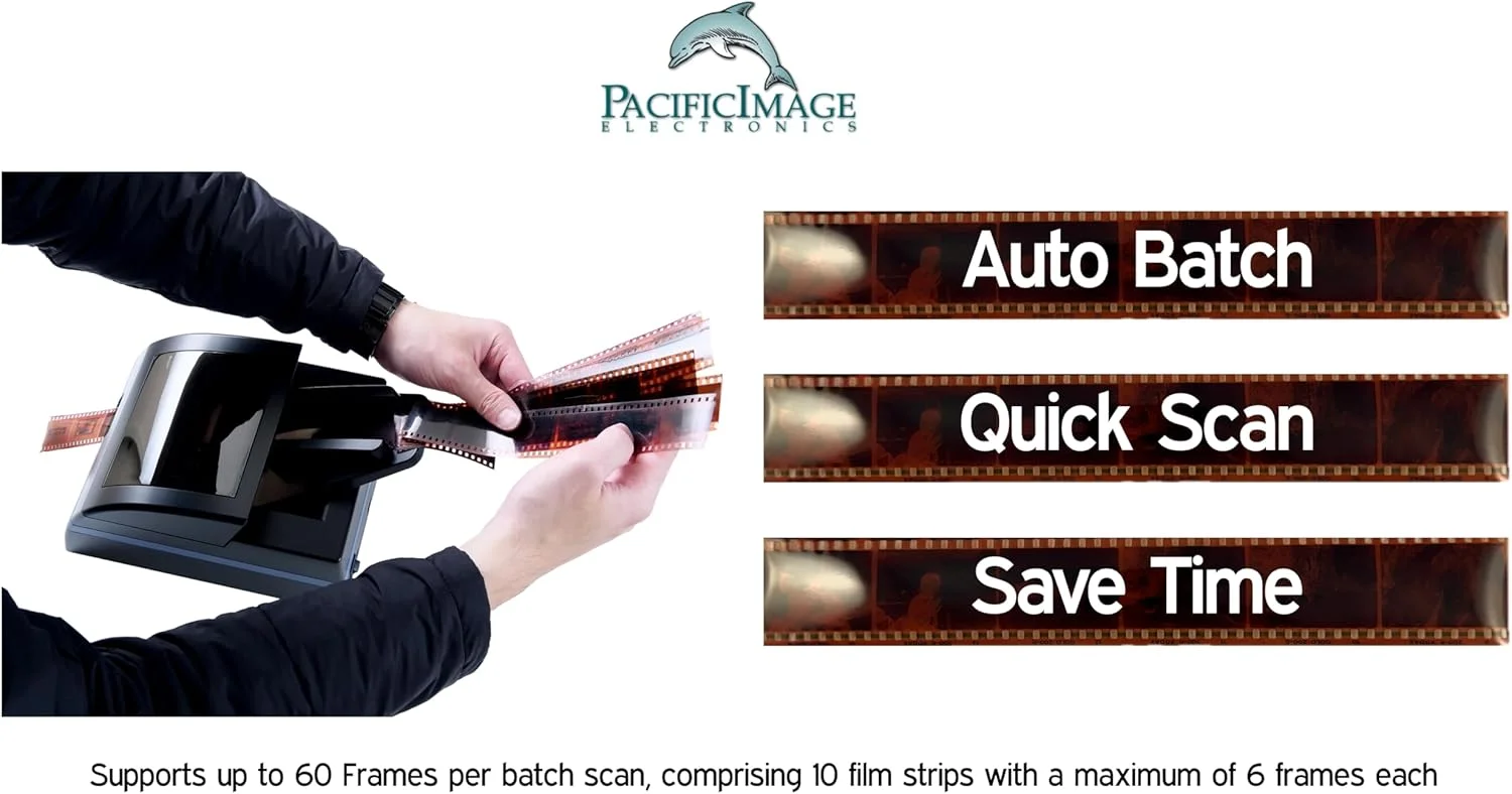اسکنر فیلم 35 میلیمتری Pacific Image Electronics PowerFilm Plus. اسکن دستهای خودکار نگاتیو/پوزیتیو. تا 10 نوار فیلم / حداکثر 60 فریم در یک دسته. 24 مگاپیکسل / رنگ واقعی. سازگار با مک/کامپیوتر. اسکنر فیلم 35 میلیمتری Pacific Image Electronics PowerFilm Plus. اسکن دستهای خودکار نگاتیو/پوزیتیو. تا 10 نوار فیلم / حداکثر 60 فریم در یک دسته. 24 مگاپیکسل / رنگ واقعی. سازگار با مک/کامپیوتر.