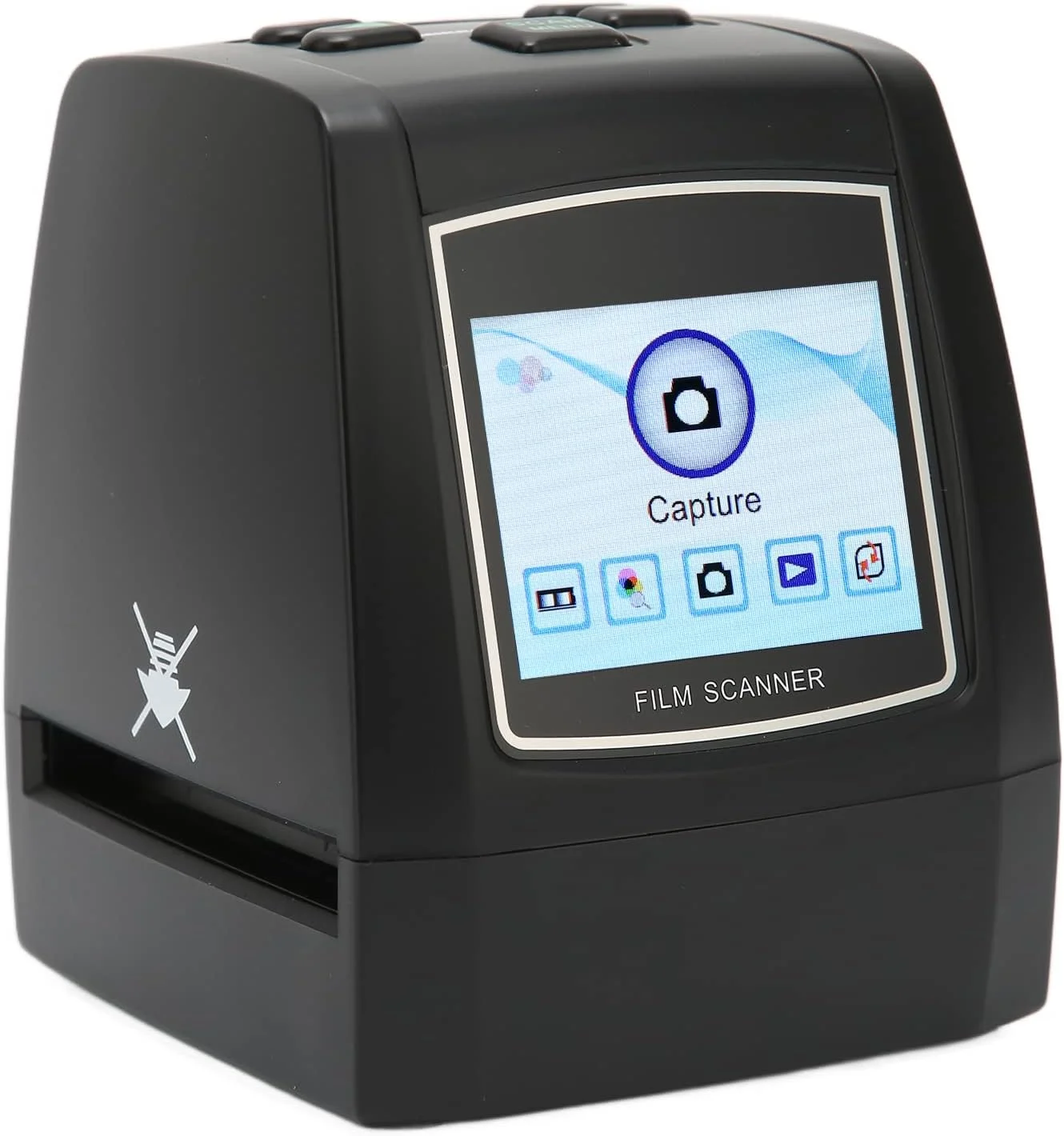 اسکنر فیلم و اسلاید دیجیتال، اسکنر نگاتیو همه کاره، با صفحه نمایش 2.4 اینچی LCD، اسکنر عکس قابل حمل، 14/22 مگاپیکسل، پشتیبانی از چند زبان، برای اسلایدهای نگاتیو رنگی سیاه و سفید (UK)