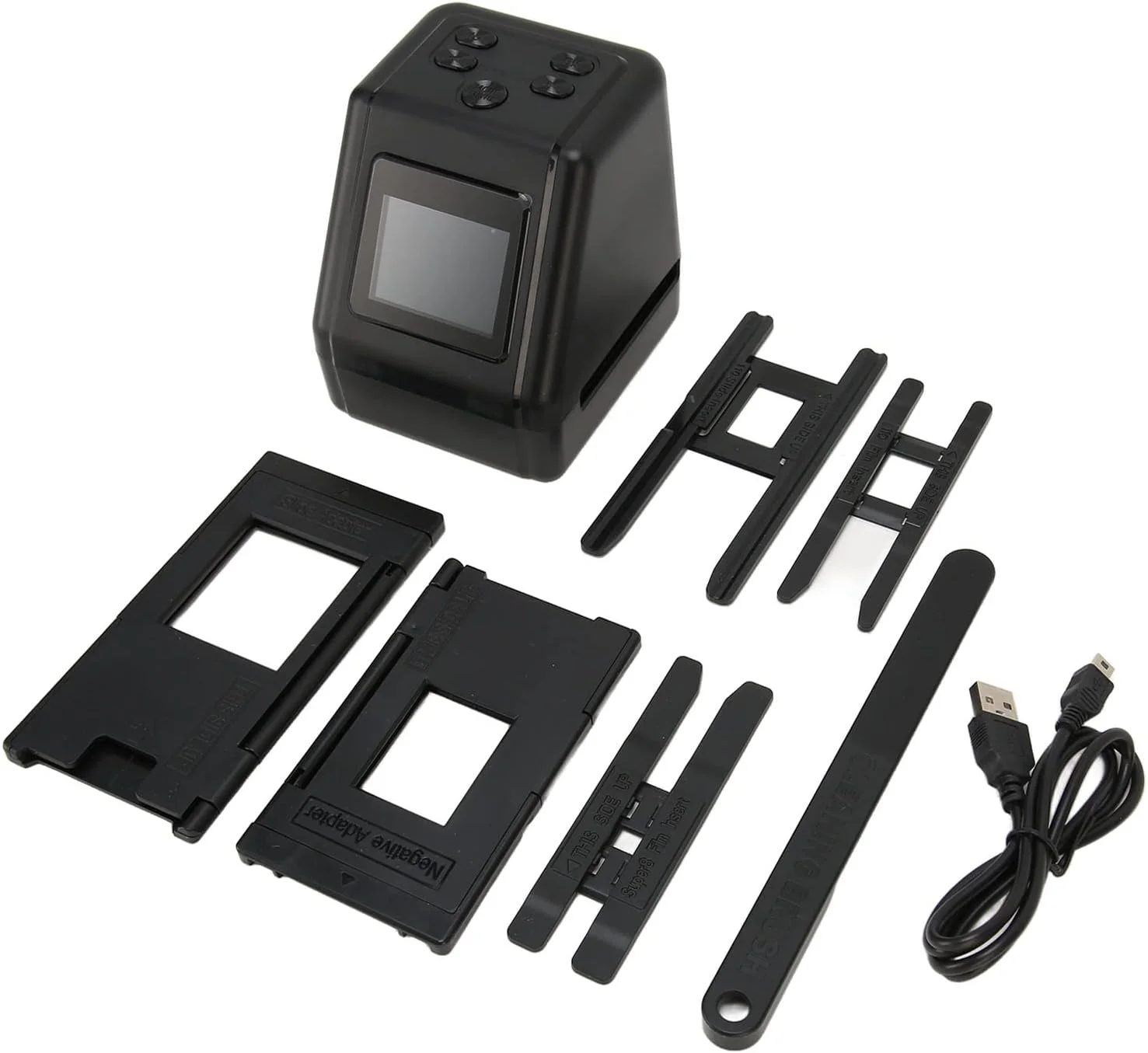 اسکنر فیلم دیجیتال با صفحه نمایش 2.0 اینچی LCD، تبدیل کننده نگاتیو فیلم و اسلاید، تبدیل فیلم های 135، 126، 110 و اسلایدها به نگاتیو، رنگی، سیاه و سفید، 22 مگاپیکسل JPG