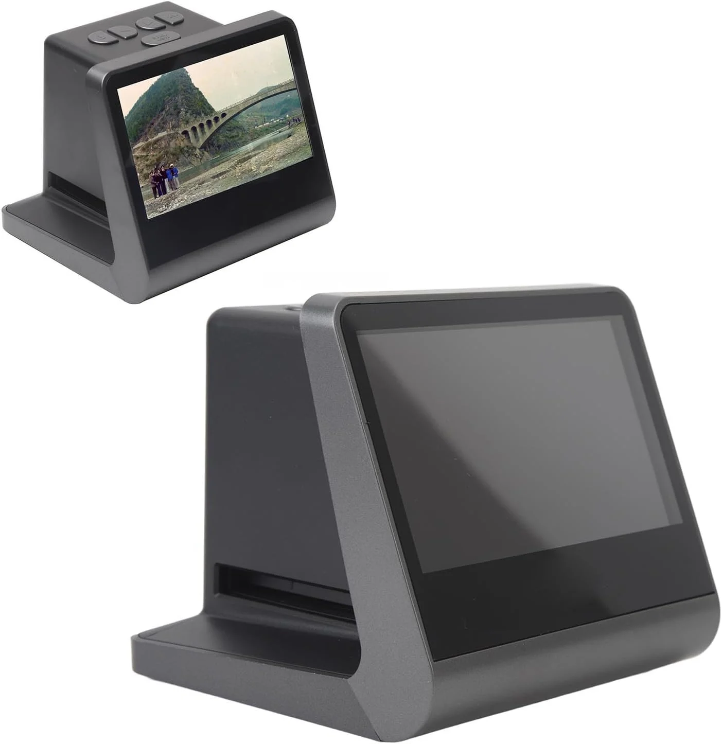 اسکنر فیلم و اسلاید دیجیتال 48 مگاپیکسلی، تبدیل فیلم های 135/126/110/Super8، اسلایدها و نگاتیوها به عکس های دیجیتال JPEG، با صفحه نمایش LCD 5 اینچی