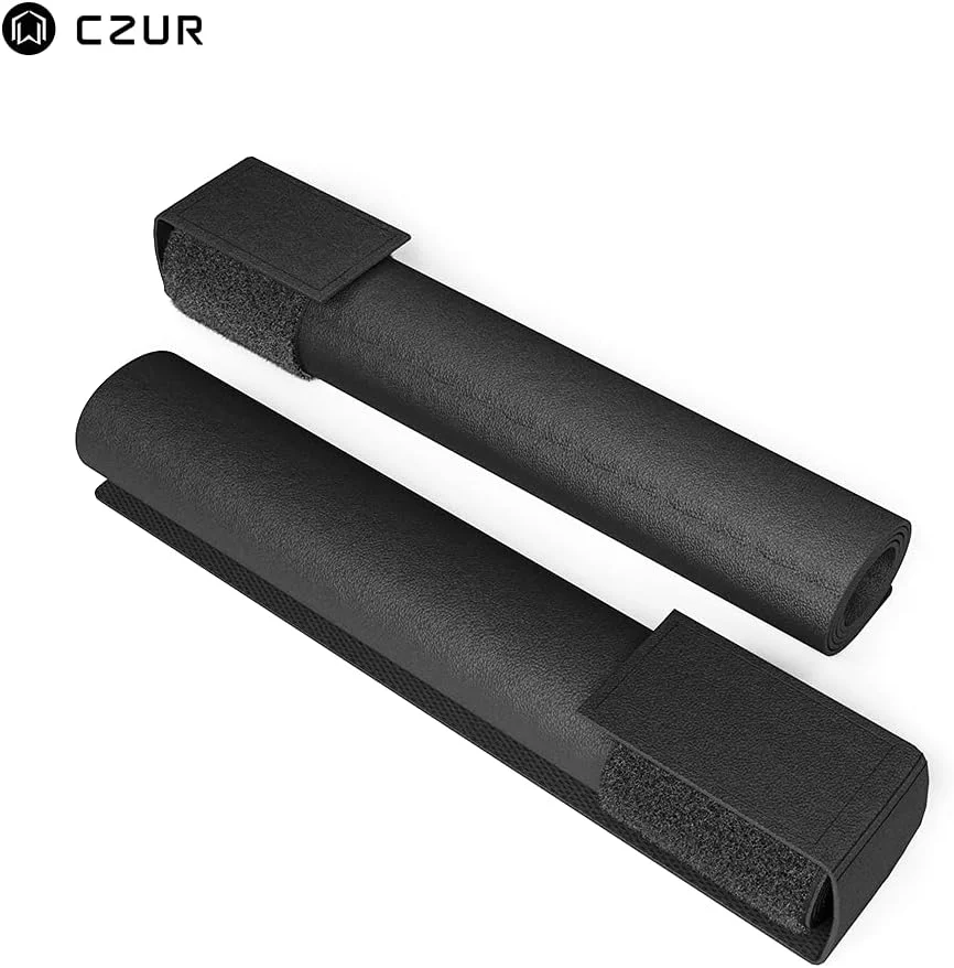 روکش کمکی 13.14 اینچی CZUR با بست قلاب و حلقه قابل تنظیم، مقاوم در برابر پاشش آب، روکش مواد PVC برای اسکنر کتاب CZUR، مناسب برای دفتر و خانه - مشکی