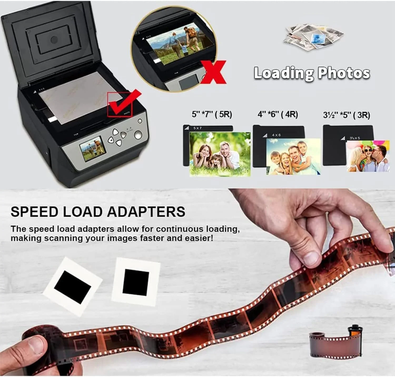 اسکنر اسلاید COYEUX، فیلم دیجیتال 22 مگاپیکسل، پشتیبانی از خروجی USB، تبدیل رنگی و سیاه و سفید 35 میلیمتری، نگاتیوهای فیلم 110، اسلایدها/عکسها/اسناد/کارت ویزیت به عکسهای دیجیتال JPEG اسکنر اسلاید COYEUX، فیلم دیجیتال 22 مگاپیکسل، پشتیبانی از خروجی USB، تبدیل رنگی و سیاه و سفید 35 میلیمتری، نگاتیوهای فیلم 110، اسلایدها/عکسها/اسناد/کارت ویزیت به عکسهای دیجیتال JPEG