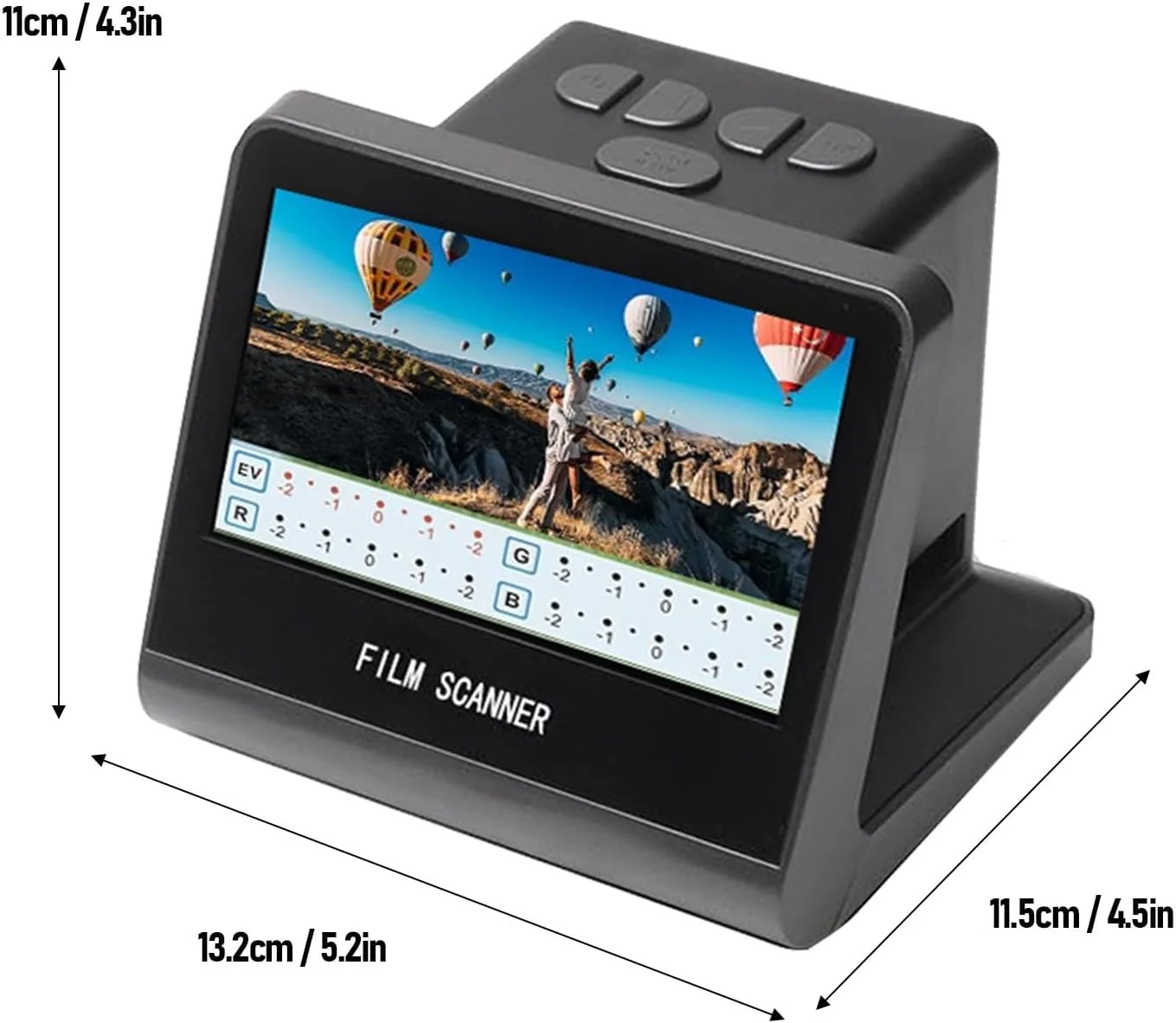 اسکنر فیلم و اسلاید دیجیتال CHICIRIS 22 مگاپیکسل، صفحه نمایش ال سی دی 5 اینچی با حافظه 16 گیگابایتی، تبدیل نگاتیوهای 35 میلی متری/126/110/سوپر 8 و اسلایدهای تک رنگ به عکس های JPEG اسکنر فیلم و اسلاید دیجیتال CHICIRIS 22 مگاپیکسل، صفحه نمایش ال سی دی 5 اینچی با حافظه 16 گیگابایتی، تبدیل نگاتیوهای 35 میلی متری/126/110/سوپر 8 و اسلایدهای تک رنگ به عکس های JPEG