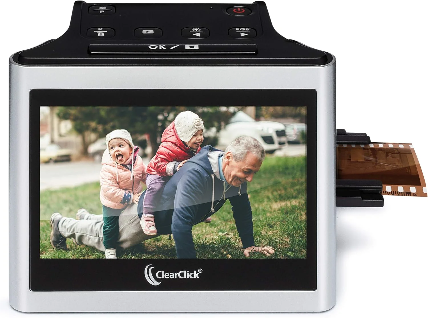 اسکنر فیلم و اسلاید 22 مگاپیکسلی ClearClick Virtuoso 2.0 (نسل دوم) با صفحه نمایش LCD بزرگ 5 اینچی - تبدیل اسلایدها و نگاتیوهای 35 میلی متری، 110، 126 به عکس های دیجیتال اسکنر فیلم و اسلاید 22 مگاپیکسلی ClearClick Virtuoso 2.0 (نسل دوم) با صفحه نمایش LCD بزرگ 5 اینچی - تبدیل اسلایدها و نگاتیوهای 35 میلی متری، 110، 126 به عکس های دیجیتال