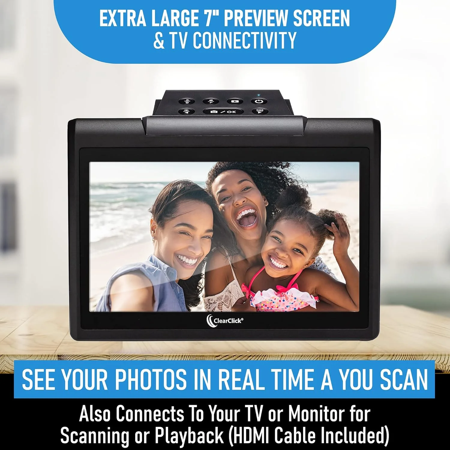 اسکنر فیلم و اسلاید 22 مگاپیکسلی ClearClick Virtuoso 3.0 (نسل سوم) (35mm، 110، 126) با صفحه نمایش بزرگ 7 اینچی LCD - تبدیل اسلایدها و نگاتیوها به عکس های دیجیتال اسکنر فیلم و اسلاید 22 مگاپیکسلی ClearClick Virtuoso 3.0 (نسل سوم) (35mm، 110، 126) با صفحه نمایش بزرگ 7 اینچی LCD - تبدیل اسلایدها و نگاتیوها به عکس های دیجیتال