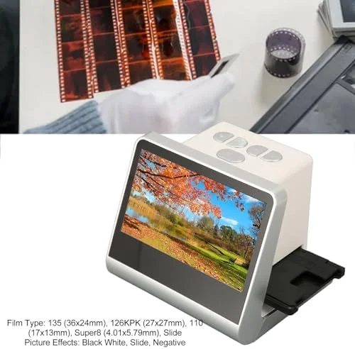 اسکنر اسلاید و نگاتیو، اسکنر فیلم دیجیتال با صفحه نمایش رنگی 5 اینچی HD، 14 مگاپیکسل 22 مگاپیکسل JPEG NTSC PAL USB C پورت مینی HD برای تبدیل اسلایدها و نگاتیوها به دیجیتال اسکنر اسلاید و نگاتیو، اسکنر فیلم دیجیتال با صفحه نمایش رنگی 5 اینچی HD، 14 مگاپیکسل 22 مگاپیکسل JPEG NTSC PAL USB C پورت مینی HD برای تبدیل اسلایدها و نگاتیوها به دیجیتال
