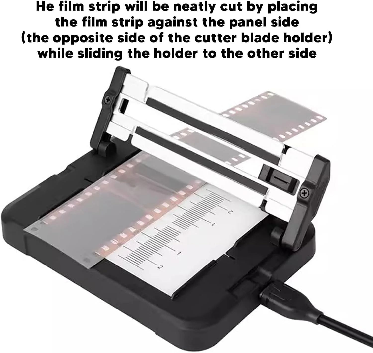 برش دهنده فیلم اسلاید نگاتیو BROLEO برای فیلم های 35 میلی متری 120 135، برش دهنده فیلم نگاتیو با نور پس زمینه LED قابل تنظیم 11 سطحی، لوازم جانبی برش مستقیم عکس قدیمی فیلم اسلاید