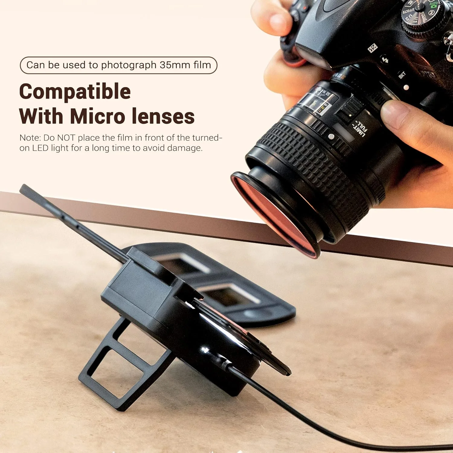 AECAM - ست نور LED برای کپی فیلم نگاتیو، مناسب برای استریپها و اسلایدهای فیلم 35 میلیمتری، تبدیلکننده فیلم، لوازم جانبی اسکنر عکس و تصویر دیجیتال (ست نور LED) AECAM - ست نور LED برای کپی فیلم نگاتیو، مناسب برای استریپها و اسلایدهای فیلم 35 میلیمتری، تبدیلکننده فیلم، لوازم جانبی اسکنر عکس و تصویر دیجیتال (ست نور LED)