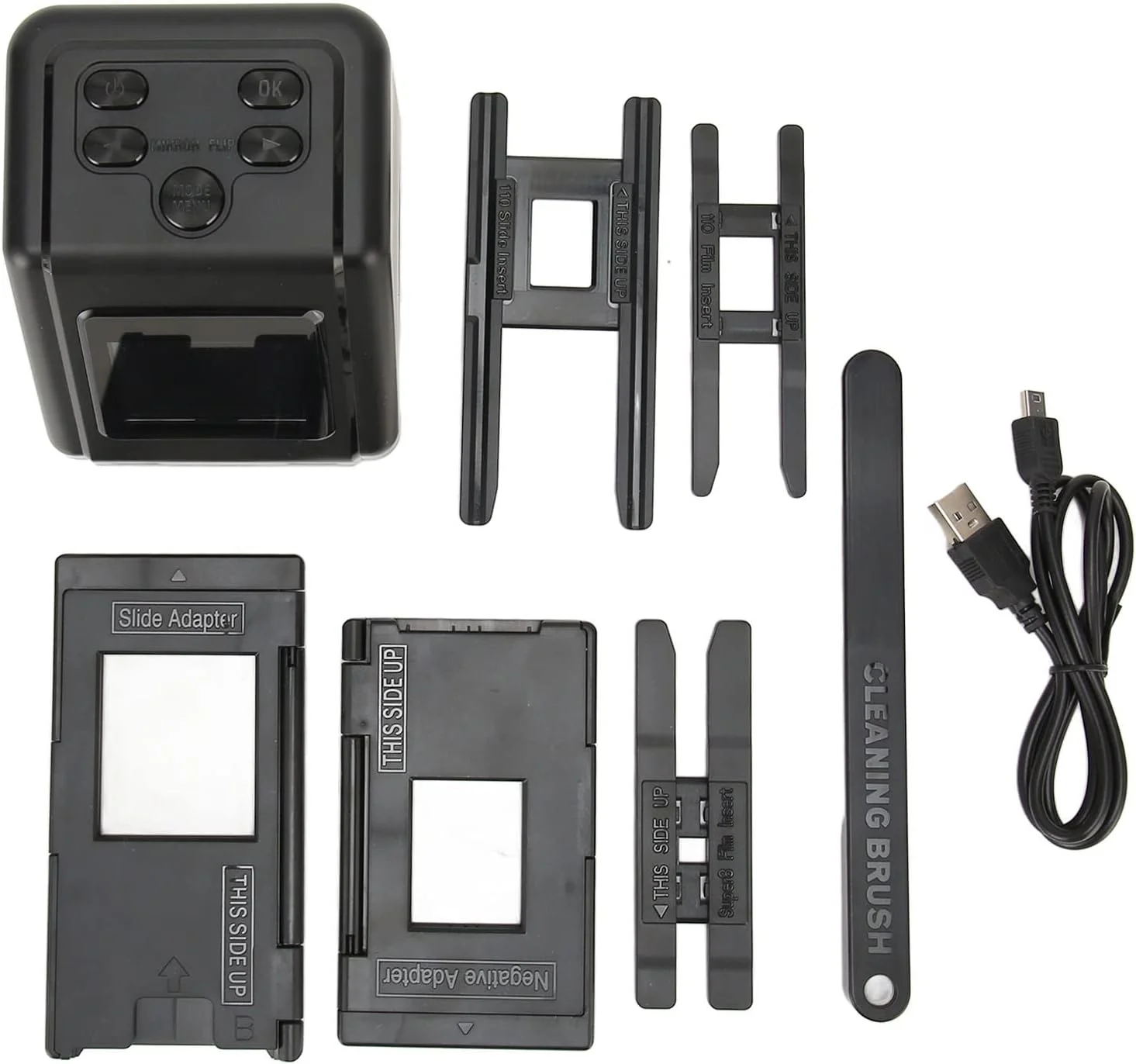 اسکنر فیلم Akozon تبدیل فیلم های 135، 126، 110 و اسلایدها به نگاتیو، عکس های JPG رنگی و سیاه و سفید 22 مگاپیکسل با صفحه نمایش LCD 2.0 اینچی