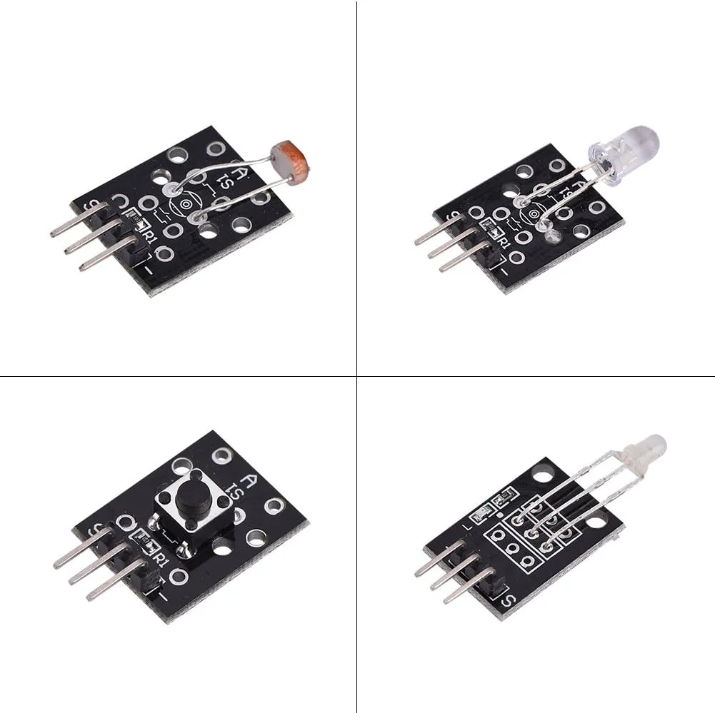 کیت ماژول سنسور 37 در 1 به همراه آموزش CD برای آموزش کیت ماژول سنسور 37 در 1 به همراه آموزش CD برای آموزش