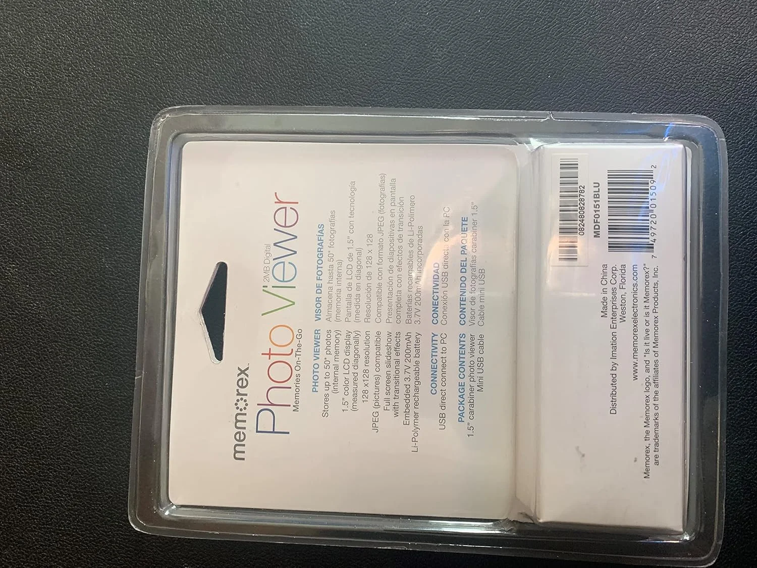 قاب عکس دیجیتال 1.5 اینچی Memorex Blu قاب عکس دیجیتال 1.5 اینچی Memorex Blu