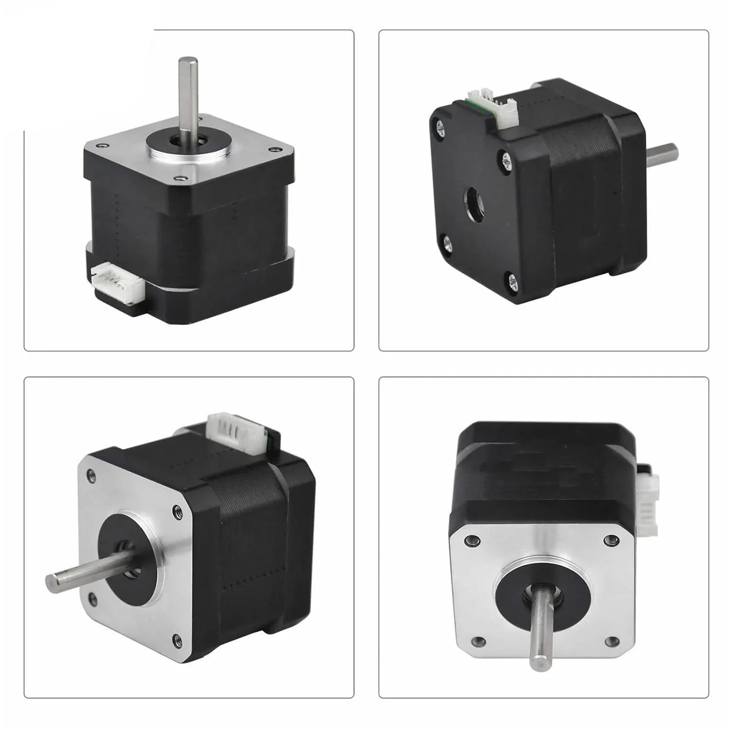 موتور پله ای 1.8 درجه 42x38mm Nema 17، 42N.cm، 1.5A، 3.6V، 2 فاز، 4 سیم، موتور پله ای 42BYGH برای دستگاه چاپگر سه بعدی
