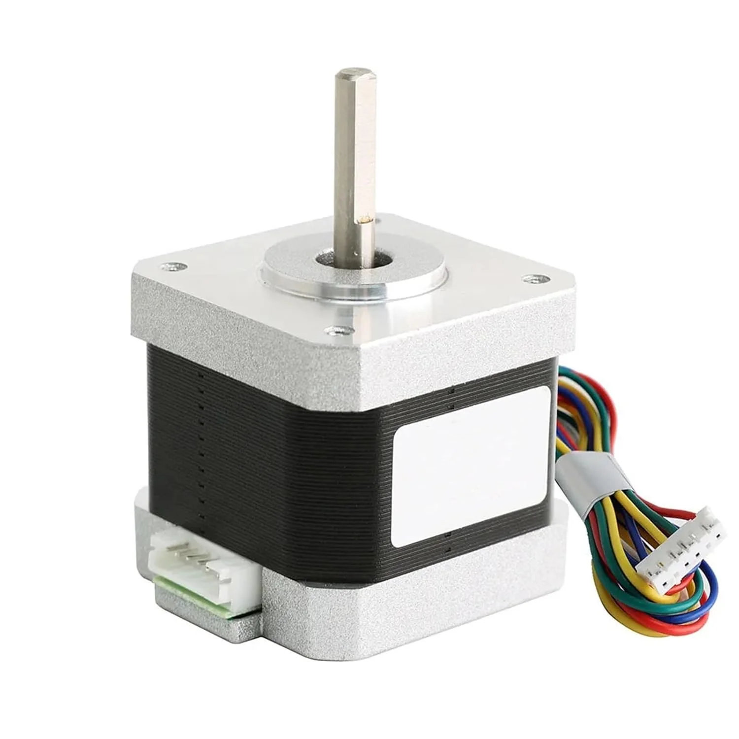 موتور پله ای 42x42x40 میلی متر، 2 فاز، 4 سیم، 12 ولت، 1.5 آمپر، 40N.cm Nema 17، موتور پله ای 1.8 درجه 17HS4401 برای دستگاه چاپگر سه بعدی