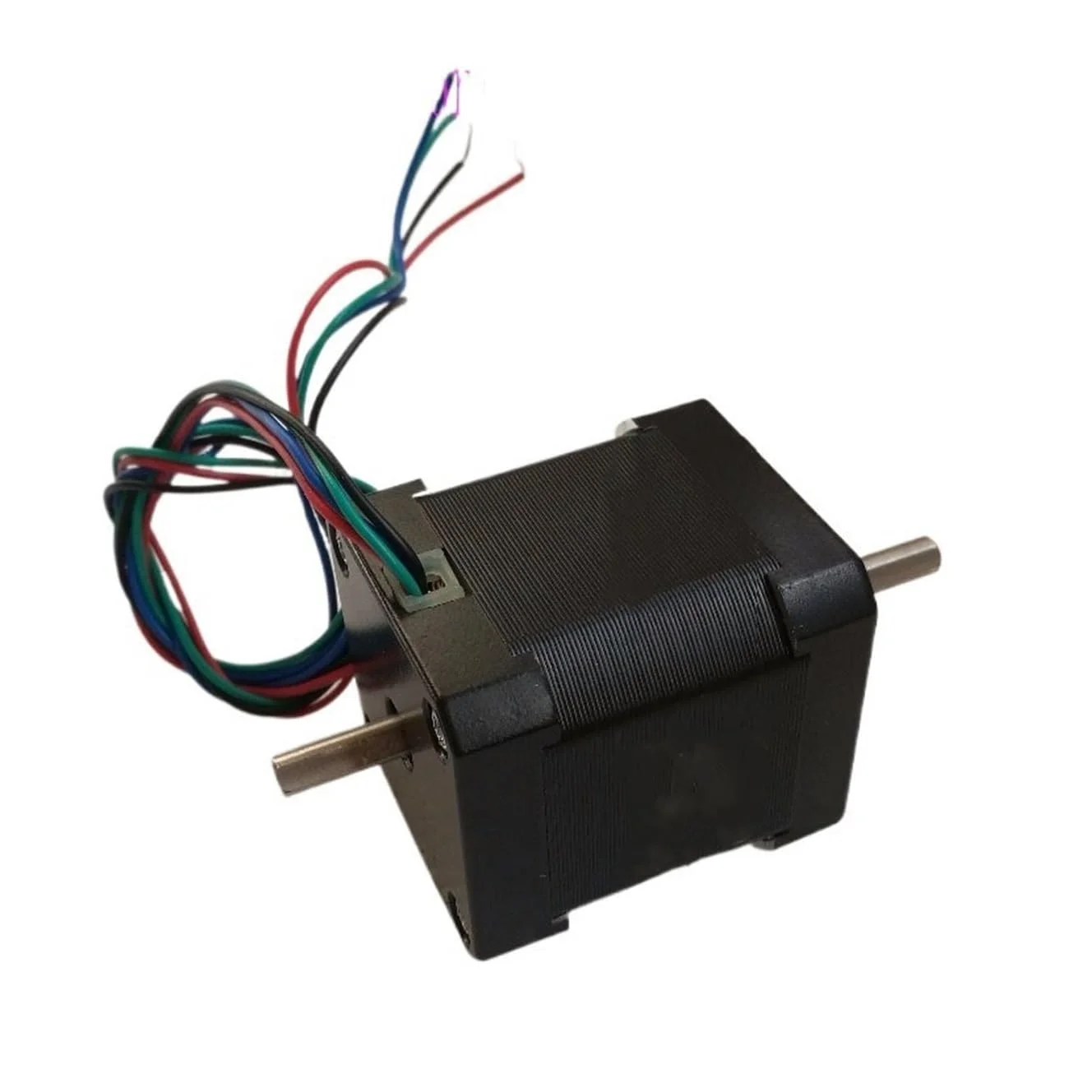 موتورهای پله ای دو شفت 1.8 درجه 42x48 میلی متر 1.3 آمپر 0.52 نیوتن متر 3.2 اهم Nema 17 موتور پله ای شفت 5 میلی متر موتور پرینتر سه بعدی