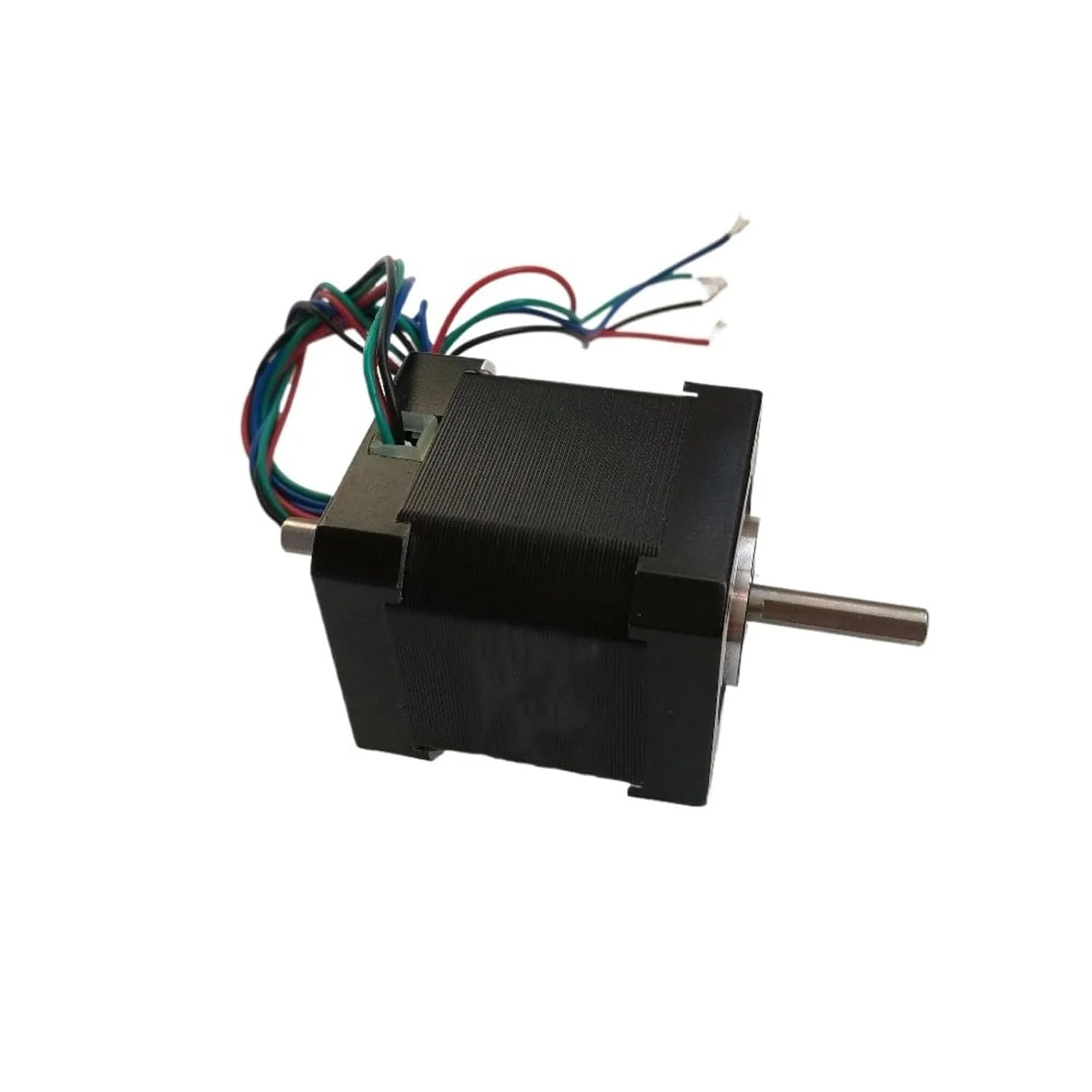 موتورهای پله ای دو شفت 1.8 درجه 42x48 میلی متر 1.3 آمپر 0.52 نیوتن متر 3.2 اهم Nema 17 موتور پله ای شفت 5 میلی متر موتور پرینتر سه بعدی