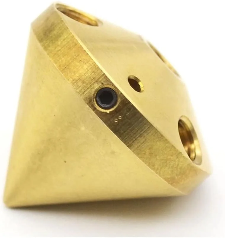 نازل اکسترودر برنجی چند رنگ 3 به 1 پرینتر سه بعدی ZGF3D، هات اند الماسه 0.4 میلی متر، فیلامنت 1.75 میلی متر، 5 عدد