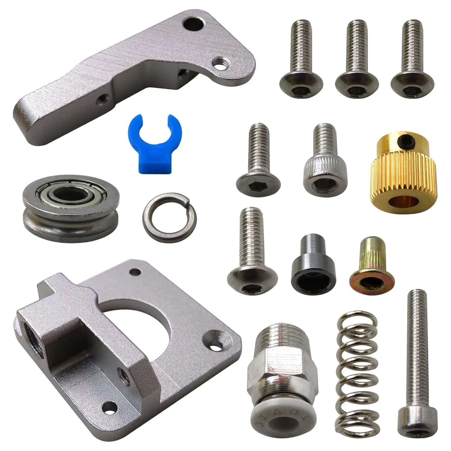 کیت اکسترودر آلومینیومی فلزی MK8 Bowden با چرخ دنده 40 دندانه برای پرینتر سه بعدی سری Ender 3 Pro/Ender 3 V2/Ender 5 Pro/Ender 5 Plus/CR-10