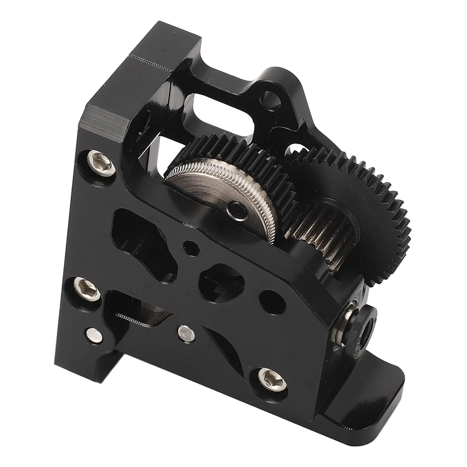 اکسترودر چاپگر سه بعدی با چرخ دنده فولادی سخت کاری شده جایگزین اکسترودر CR10S Ender 2 3 5 (مشکی)