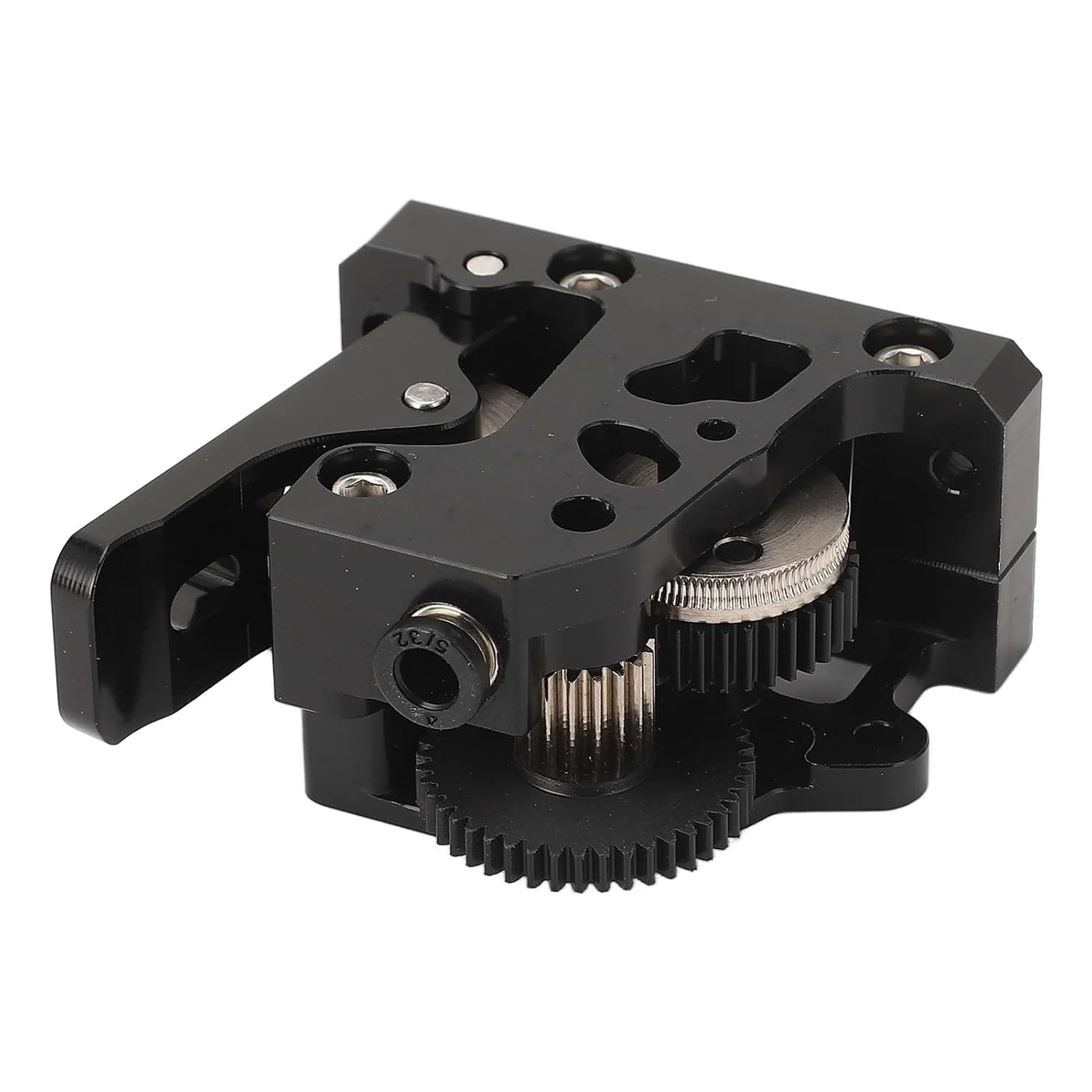 اکسترودر چاپگر سه بعدی با چرخ دنده فولادی سخت کاری شده جایگزین اکسترودر CR10S Ender 2 3 5 (مشکی)