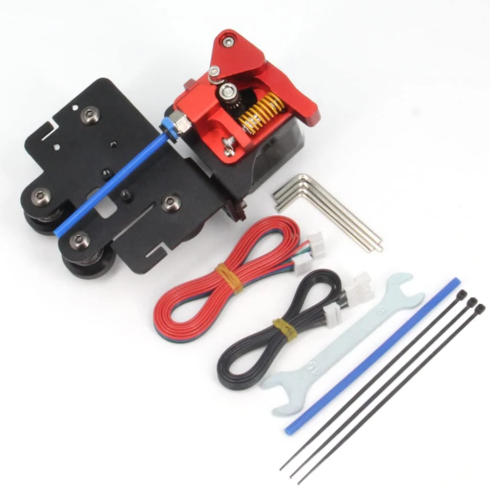 کیت ارتقاء درایو مستقیم Ender 5 pro صفحه آلومینیومی با اکسترودر دنده دوبل به همراه موتور، چاپ آسان فیلامنت انعطاف پذیر TPU برای Ender 5 (صفحه آلومینیومی + اکسترودر دوبل + کیت موتور)