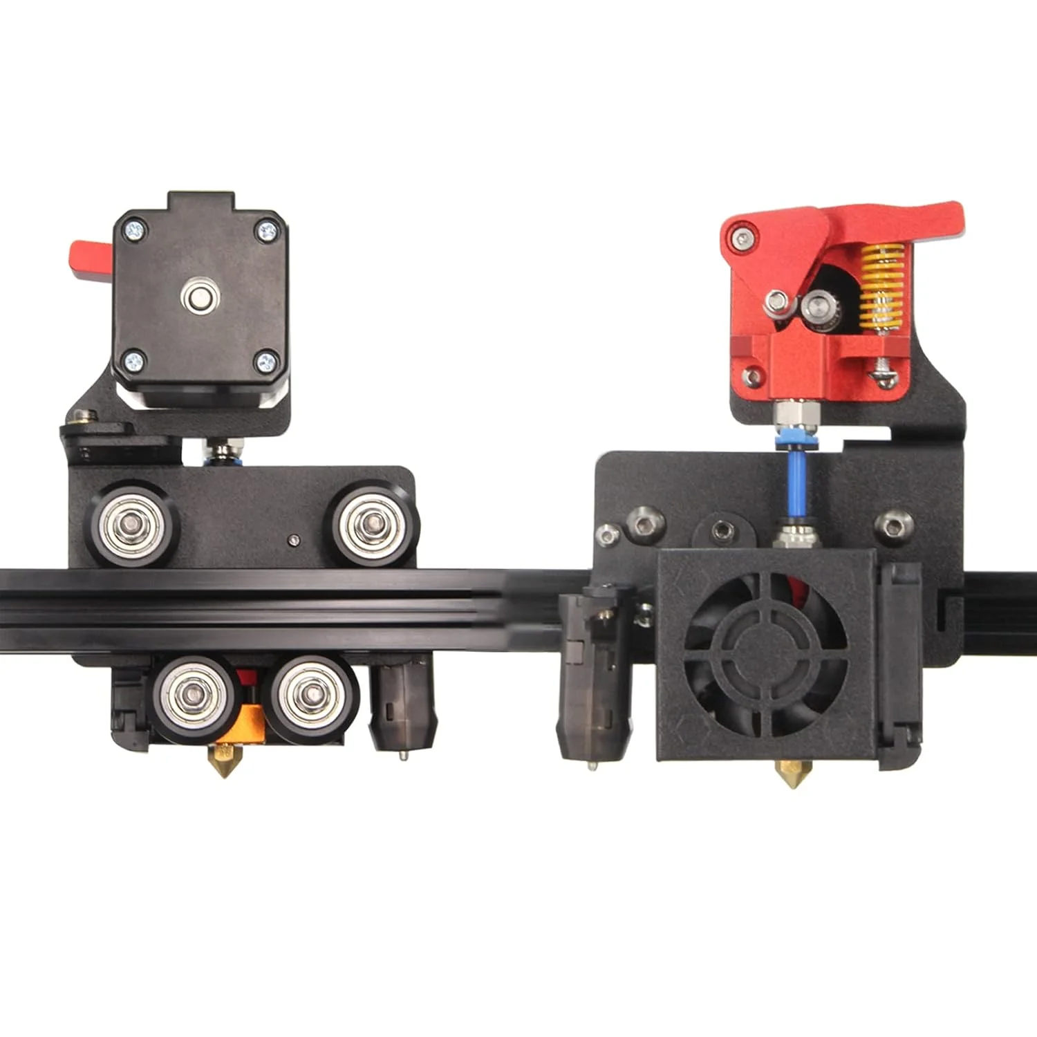 کیت ارتقاء درایو مستقیم Ender 5 pro صفحه آلومینیومی با اکسترودر دنده دوبل به همراه موتور، چاپ آسان فیلامنت انعطاف پذیر TPU برای Ender 5 (صفحه آلومینیومی + اکسترودر دوبل + کیت موتور)