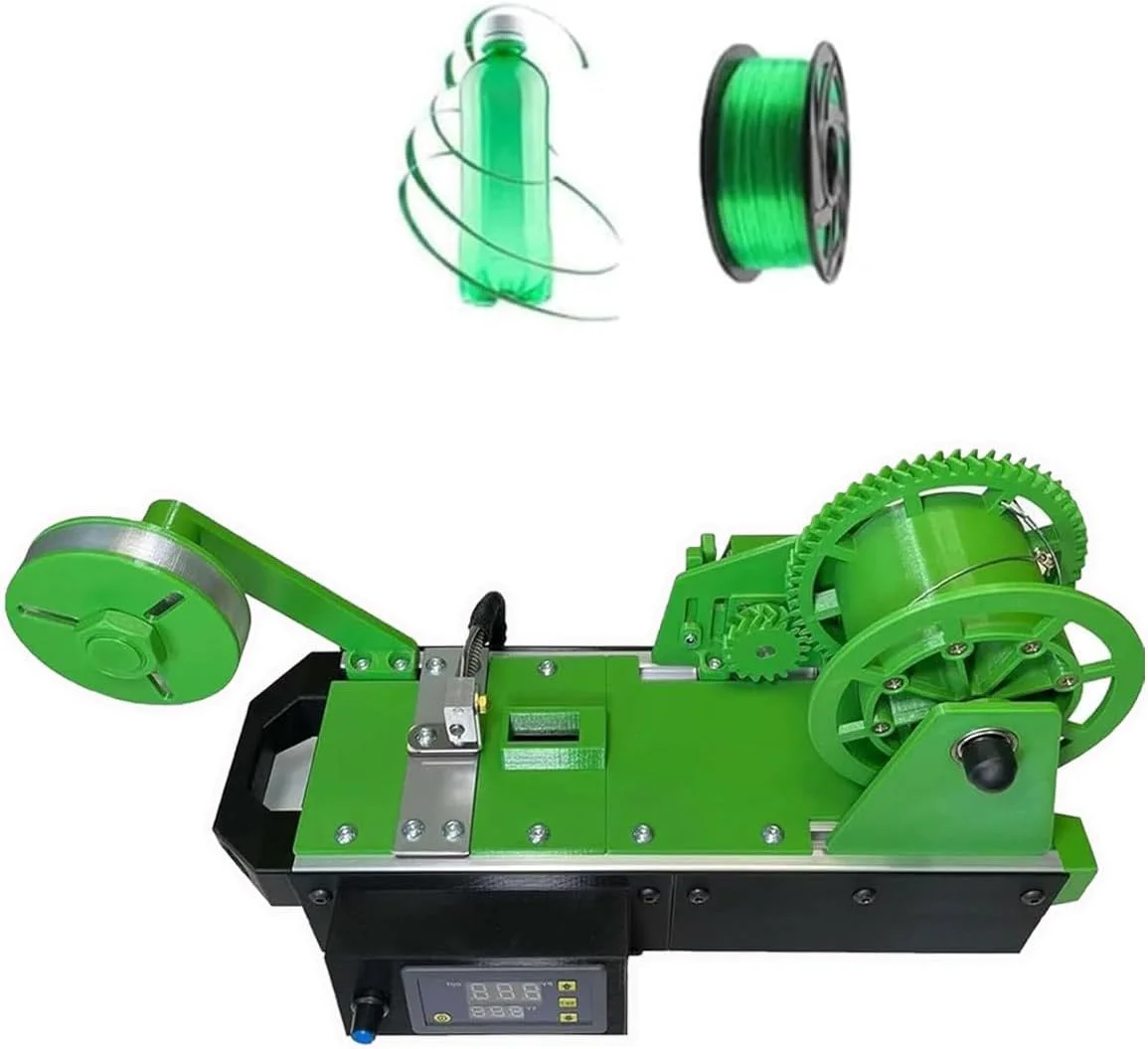 دستگاه تولید فیلامنت پرینت سه بعدی، اکسترودر فیلامنت پرینتر سه بعدی، اکسترودرهای رومیزی پرینتر سه بعدی، تلورانس ±0.05mm، طراحی یکپارچه، برای پروژه های DIY، سازندگان و استودیوهای کوچک - سبز