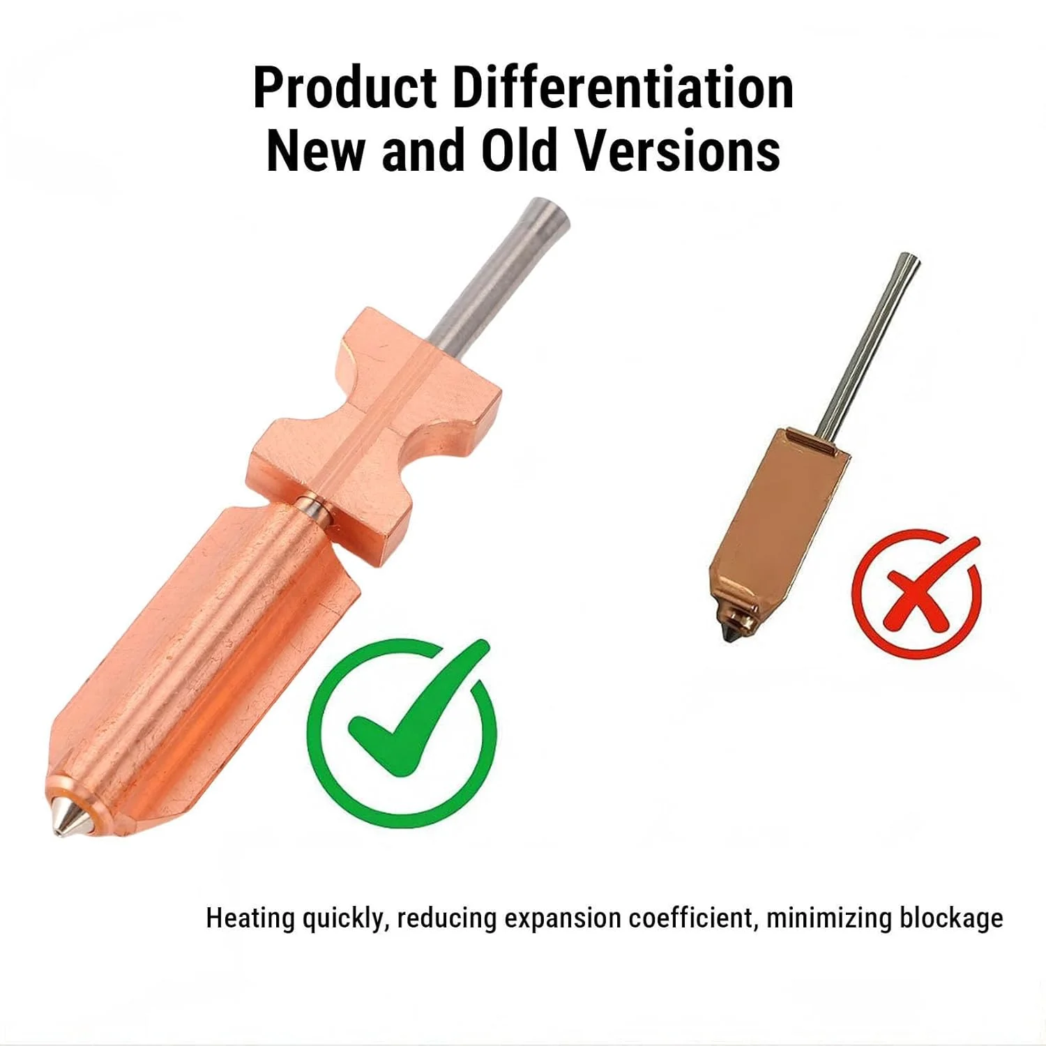 WALFRONT 4 عدد کیت هات‌اند پرینتر سه بعدی، طراحی تمام فلزی ماژولار، نازل قابل تعویض سریع 0.25mm 0.4mm 0.6mm 0.8mm برای Flashforge