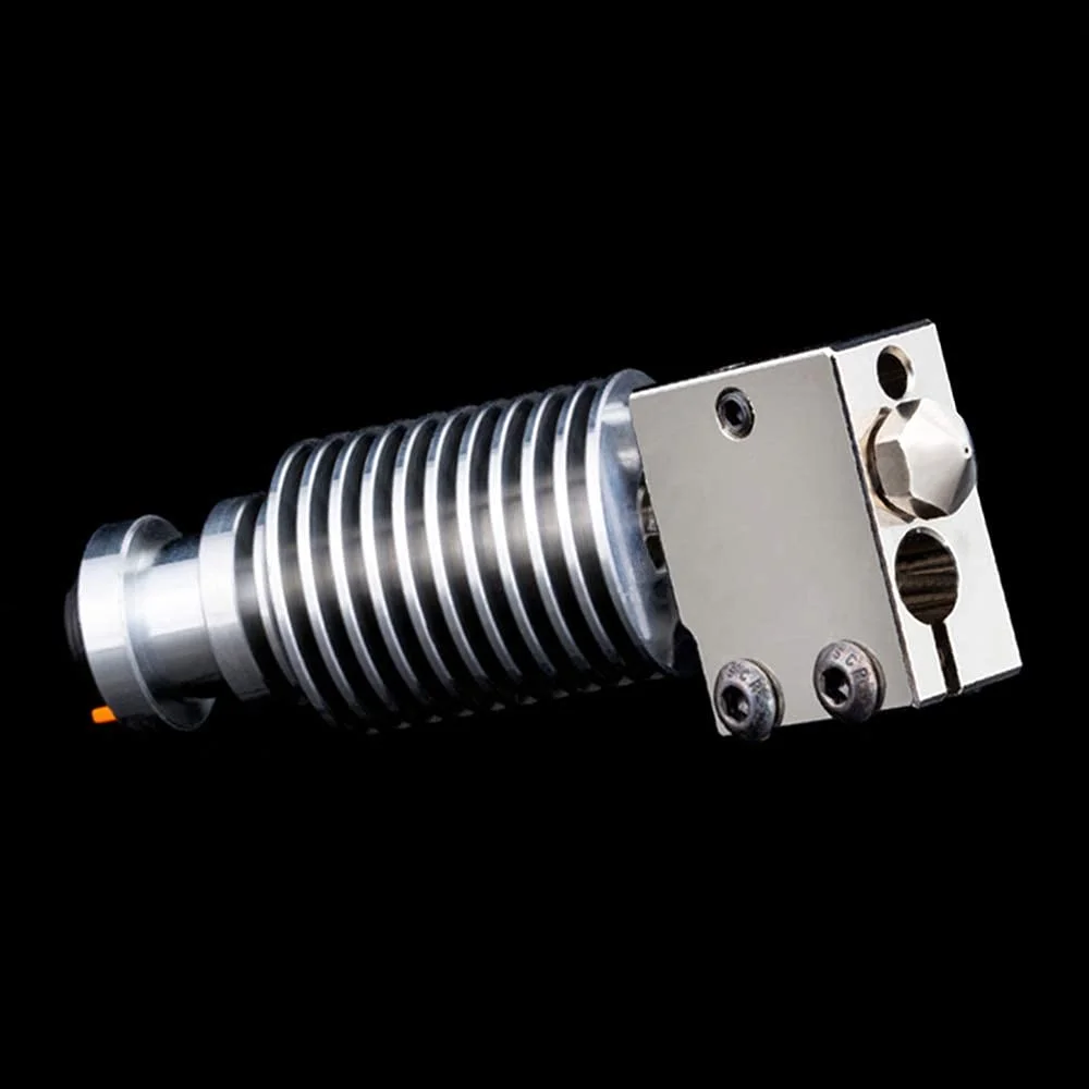 هات‌اند تمام فلزی ولکانو V6 با روکش مس، نازل ولکانو با دمای بالای 500 درجه سانتیگراد 0.4 میلی‌متر، بلوک گرمکن برای هات‌اند ولکانو V6.