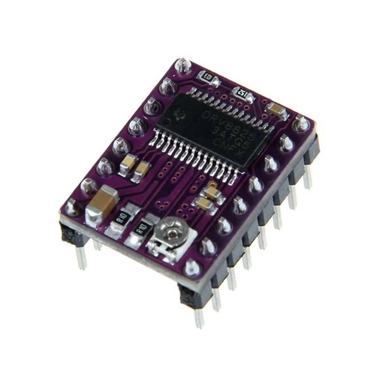 مجموعه 5 عددی ماژول درایور موتور پله ای Luxshiny برای پرینترهای سه بعدی، برد کنترل سرعت بالا با هیت سینک سازگار با Reprap و RAMPS