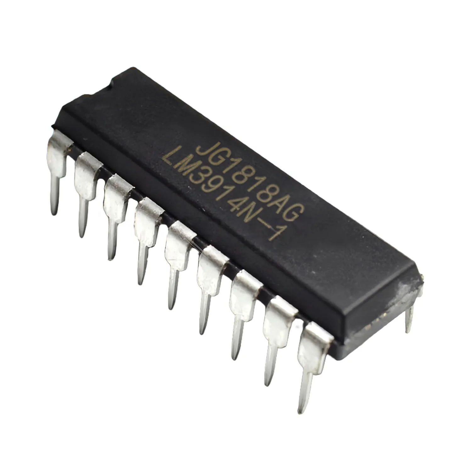 ۱۰ عدد درایور نمایشگر نقطه‌ای/میله‌ای LM3914N-1 LM3914N LM3914 با ۱۰ بیت LED