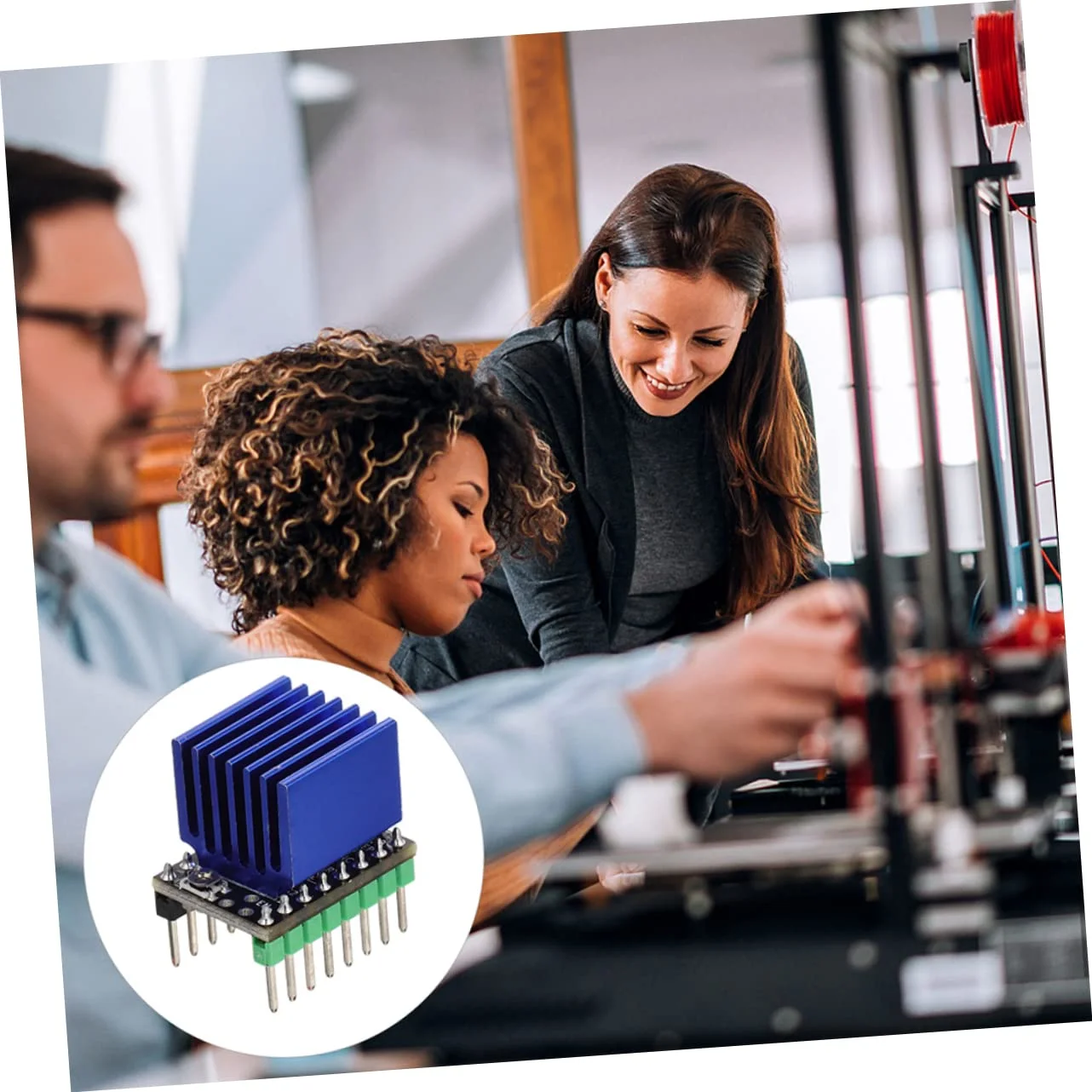 ماژول درایور موتور حرفه ای LIFKOME، درایور استپ بی صدا، استپ استیک بی صدا، برد کنترل با راندمان بالا، 5 عددی