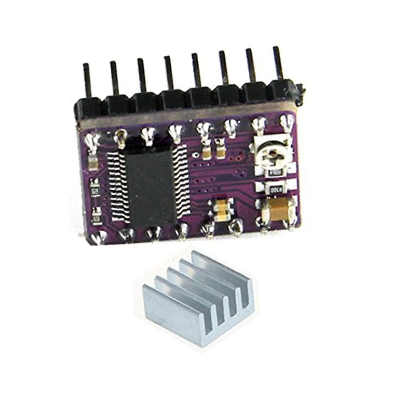 درایور موتور پله ای KICHOUSE، 5 عددی، برای پرینتر سه بعدی، هیت سینک 4 لایه، از استپ کامل تا 1/32 استپ، استفاده آسان