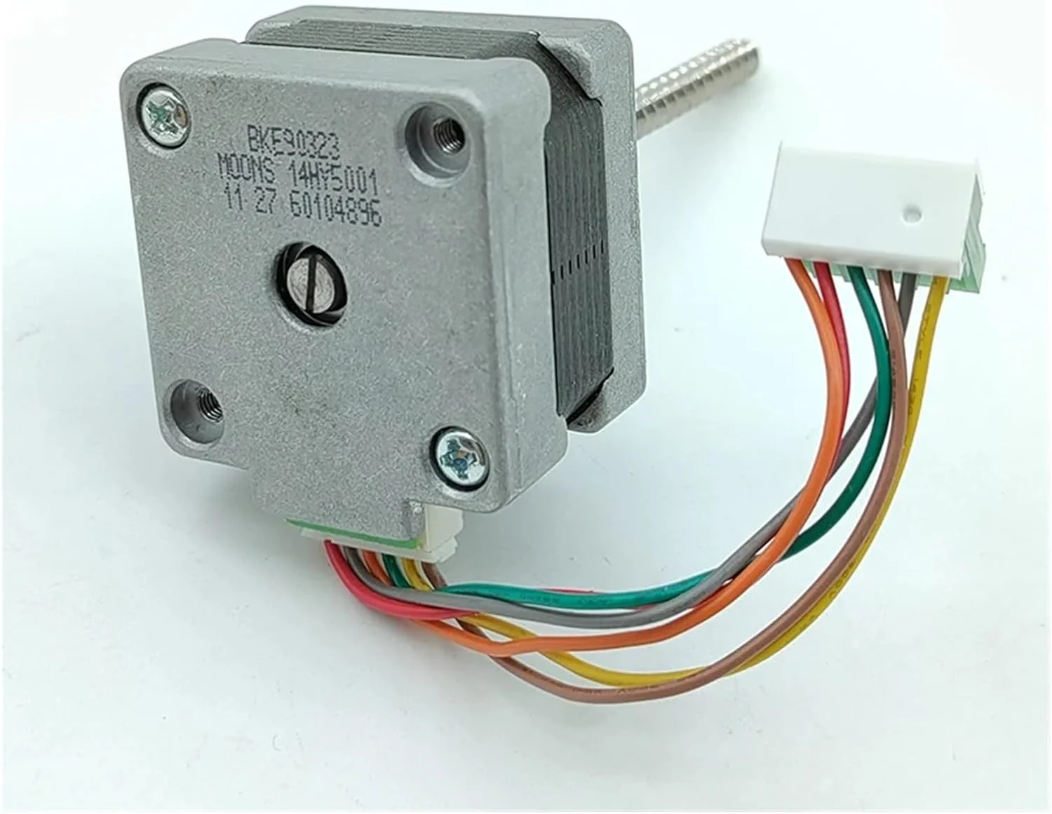 موتور پله‌ای NEMA14 35MM، استارتر الکترونیکی 1.8 درجه، 2 فاز، 4 سیم، استپینگ، استارتر الکترونیکی، بلبرینگ دوتایی، شفت پیچی بلند 5 میلی‌متری، مناسب پرینتر سه بعدی DIY