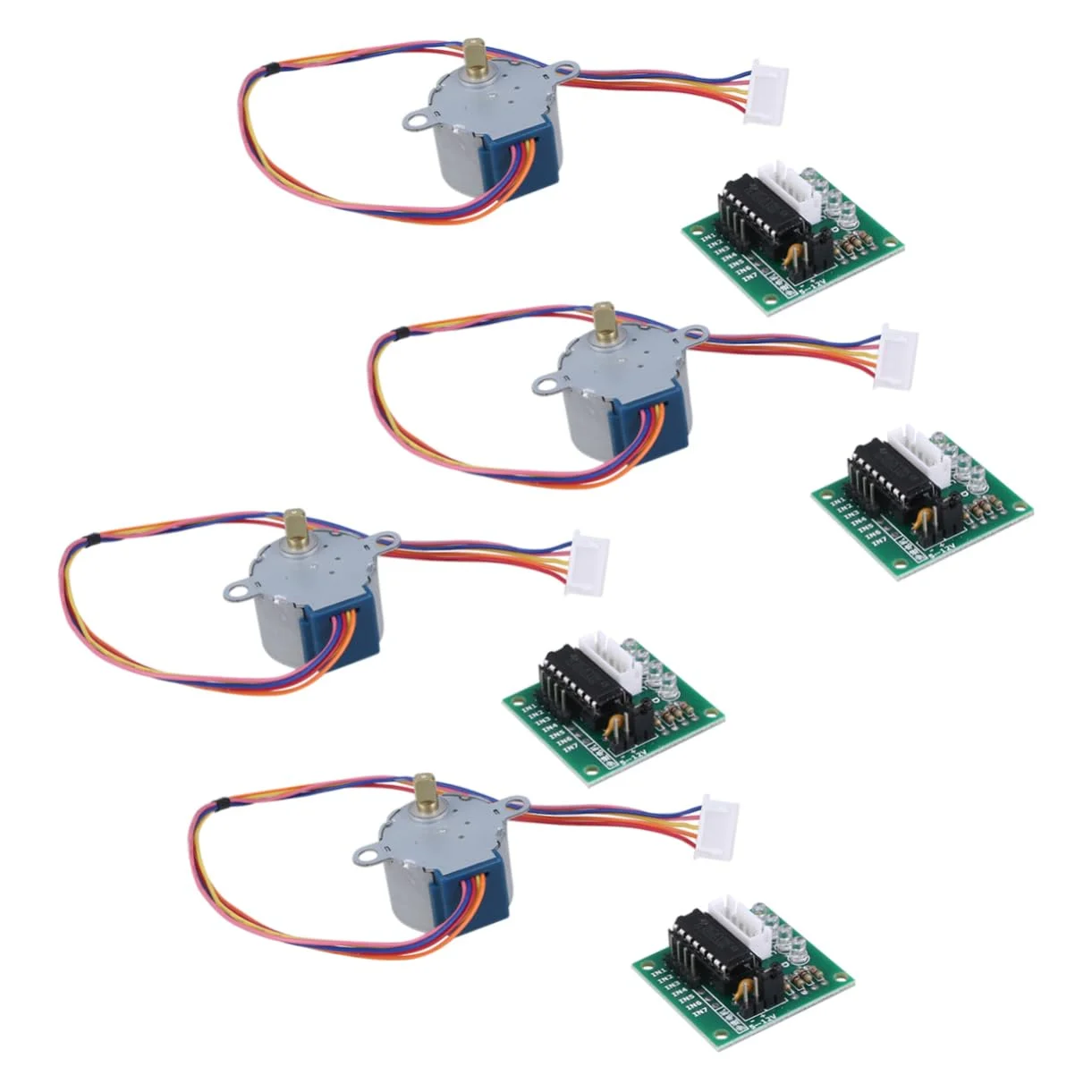 4 ست برد درایور دنده موتور پله ای کنترل سرعت موتور رابط استاندارد برای بردهای توسعه (4 ست)